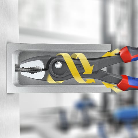 Clești TwinGrip® prindere față și lateral KNIPEX 8202250