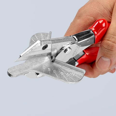 Foarfecă de tăiere la unghi pentru profile plastic și cauciuc KNIPEX 9435215