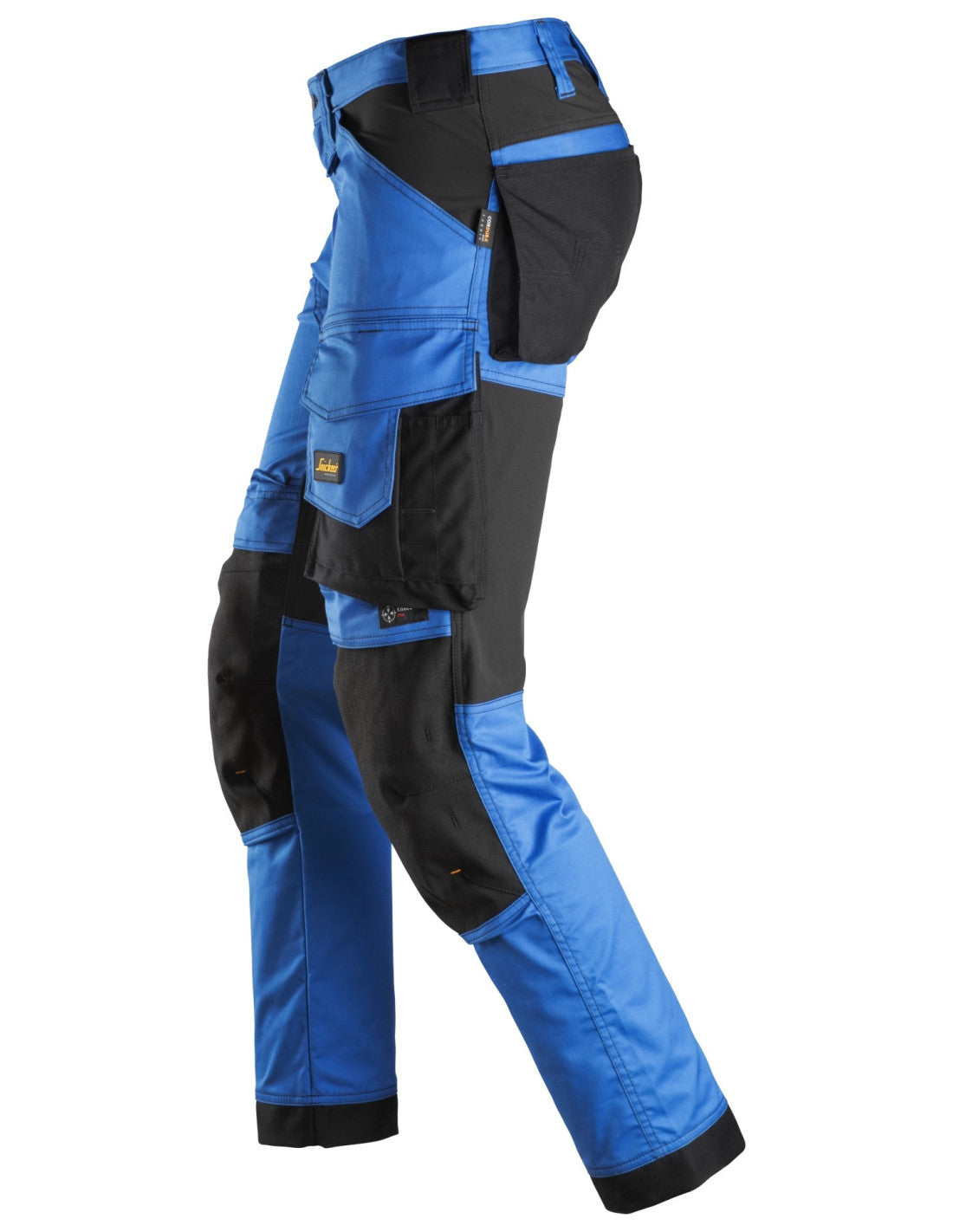 Pantaloni de lucru, stretch, Snickers Workwear, AllroundWork, 6341, True Blue/Black