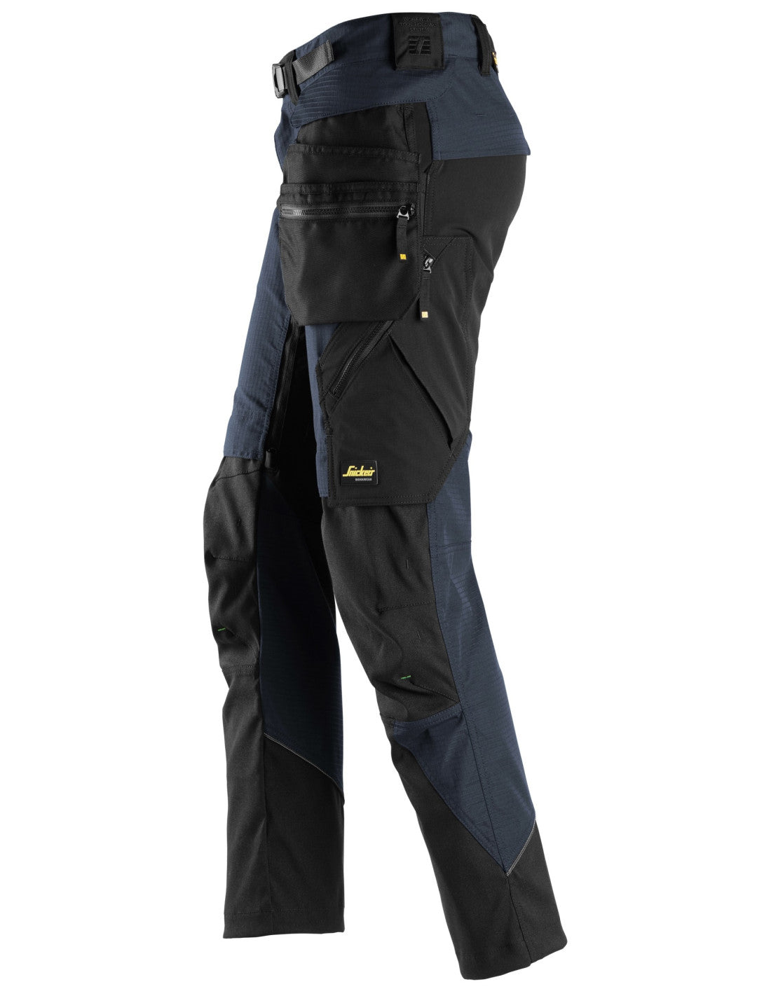 Pantaloni de lucru cu buzunare holster detașabile, Snickers Workwear, FlexiWork, 6972, Navy/Black