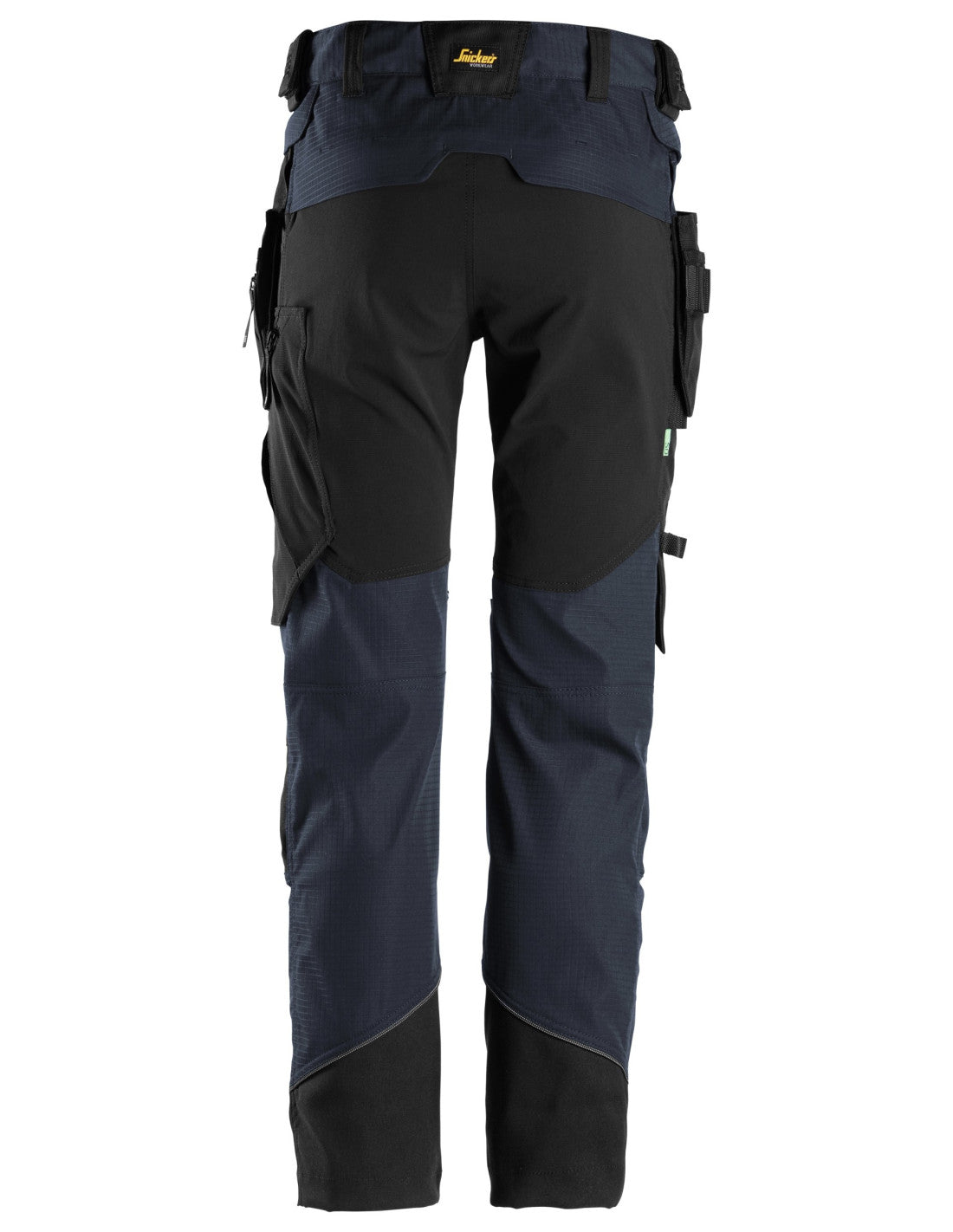 Pantaloni de lucru cu buzunare holster detașabile, Snickers Workwear, FlexiWork, 6972, Navy/Black