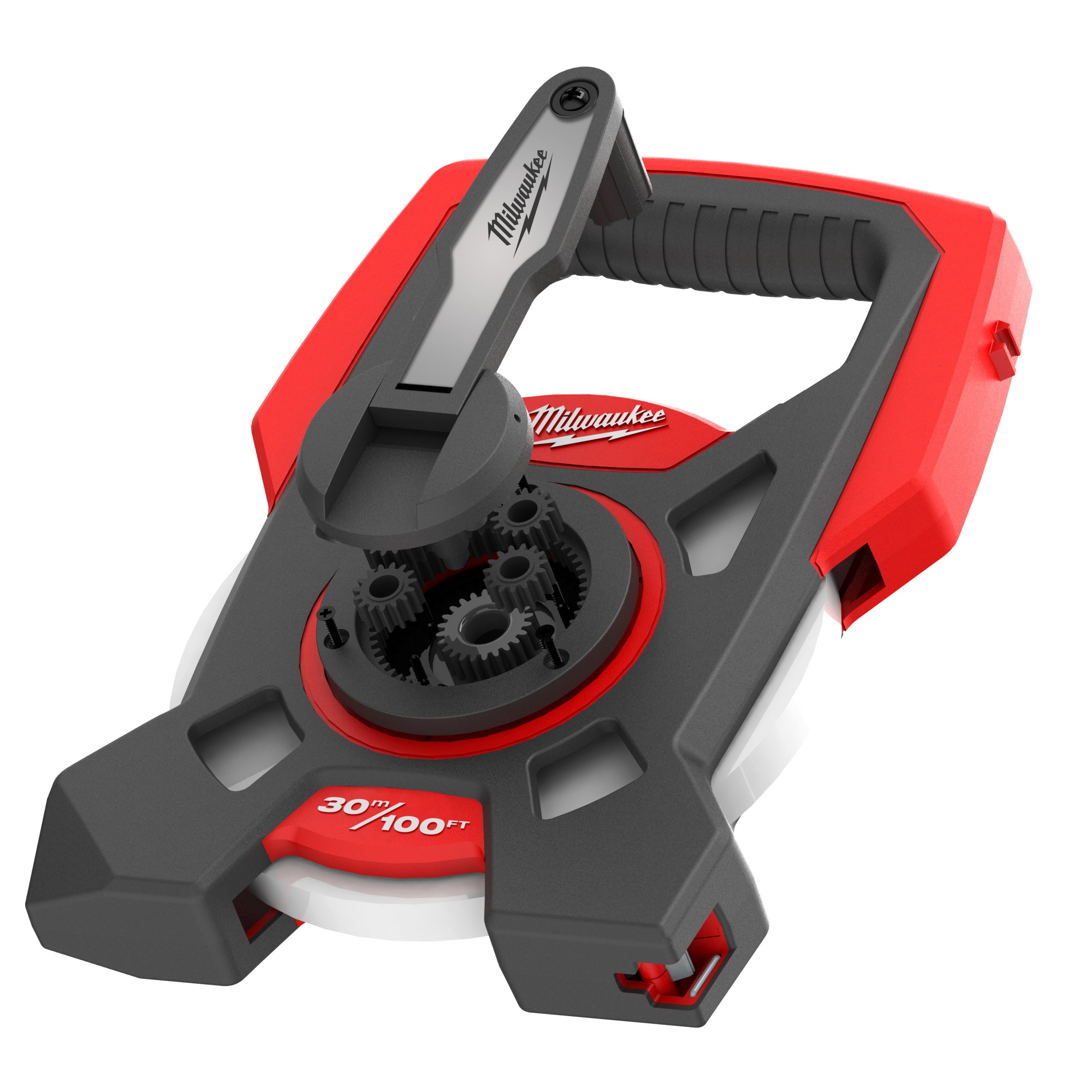 Ruletă cu bandă lungă în carcasă deschisă Milwaukee Long Tape - Open Reel 100m/330ft, cod 4932501122
