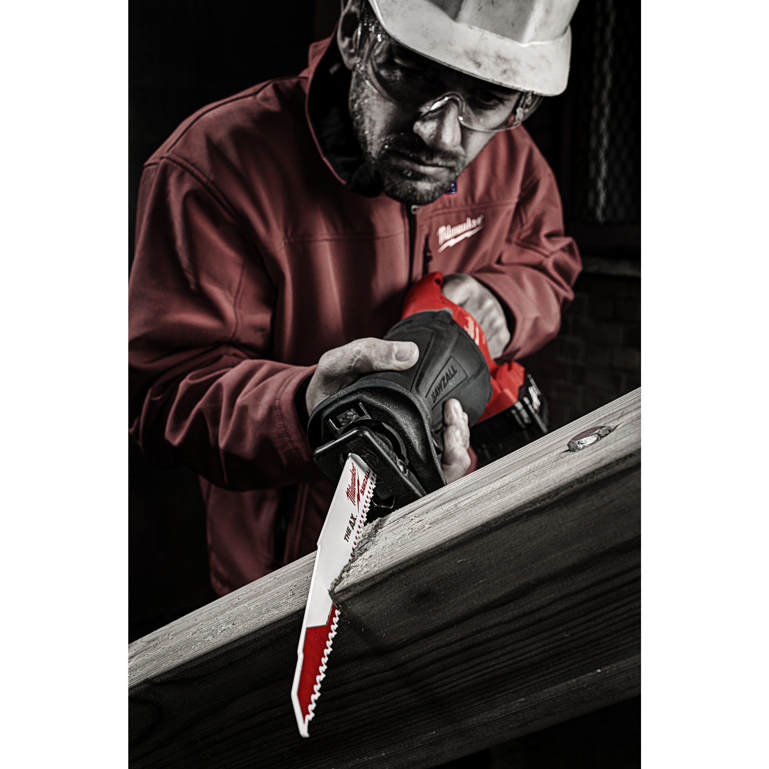 Pânză pentru fierăstrău sabie Sawzall Heavy Duty AX™ pentru lucrări de demolare Milwaukee AX 230mm x 5 Tpi, cod 48475026