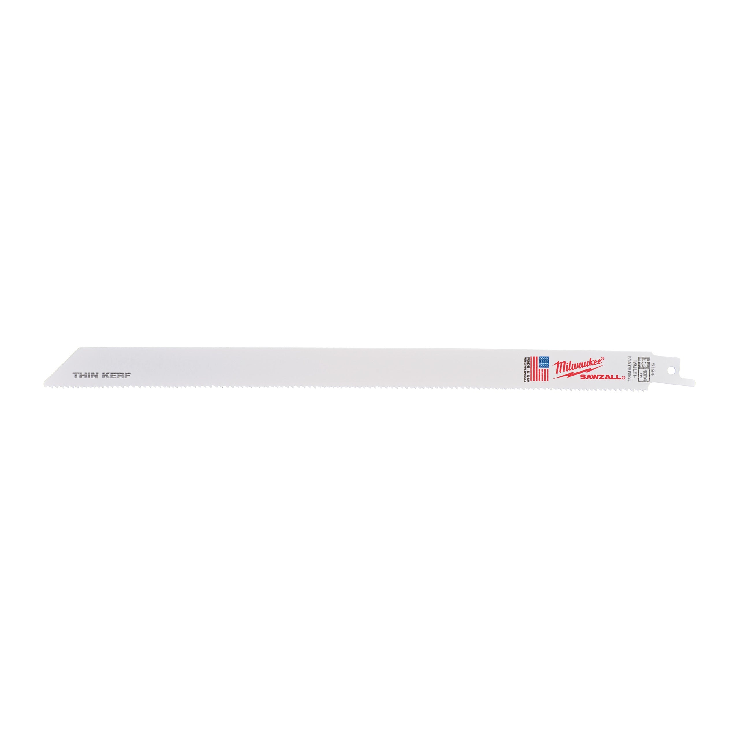 Pânză pentru fierăstrău sabie Sawzall Lemn / Metal / Plastic: Pânze universale Milwaukee 300mm x 10 / 14 Tpi, cod 48475194