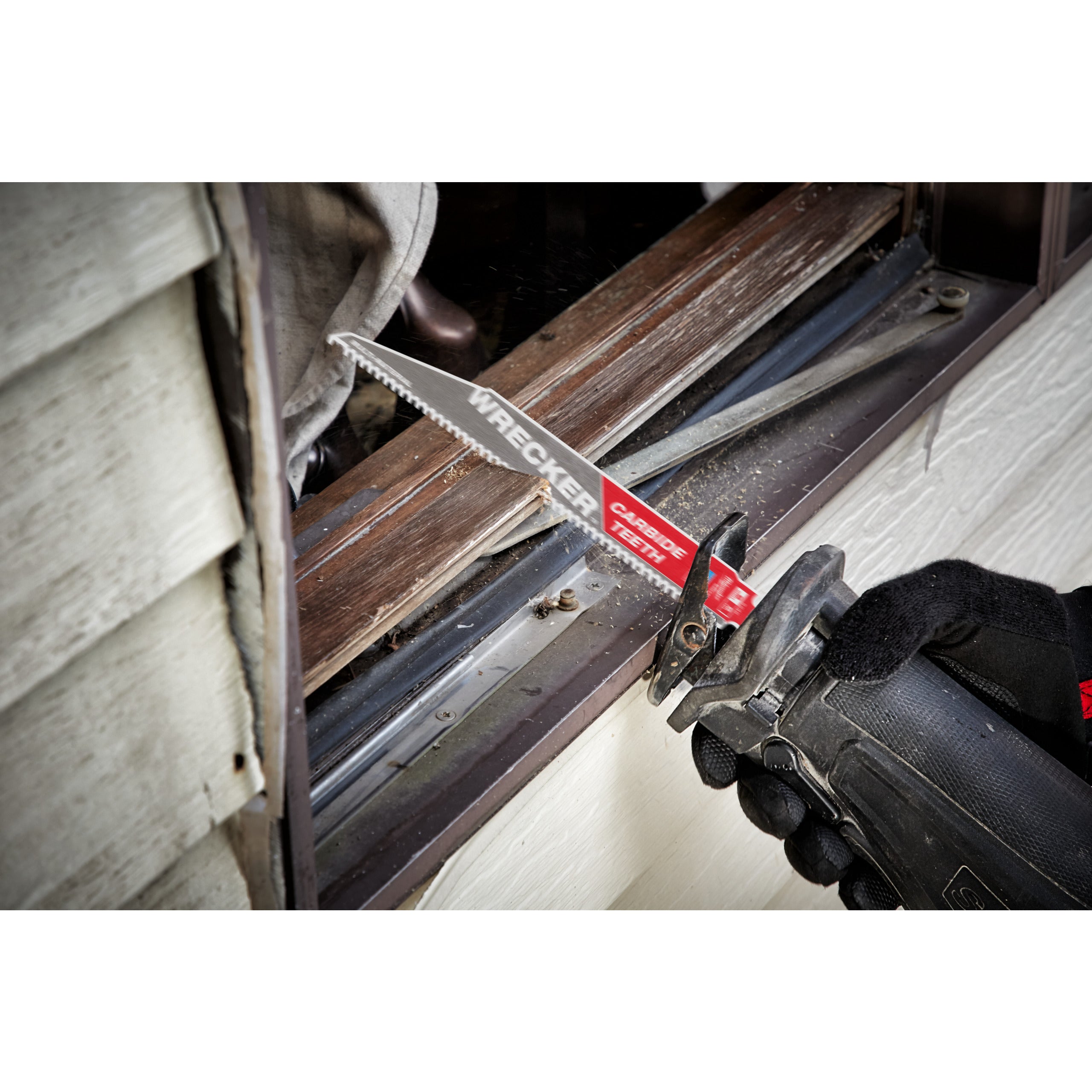 Pânză pentru fierăstrău sabie Sawzall Multimaterial Heavy Duty WRECKER™ cu dinți din carbură Milwaukee TCT WRECKER 230mm x 6 Tpi, cod 48475242