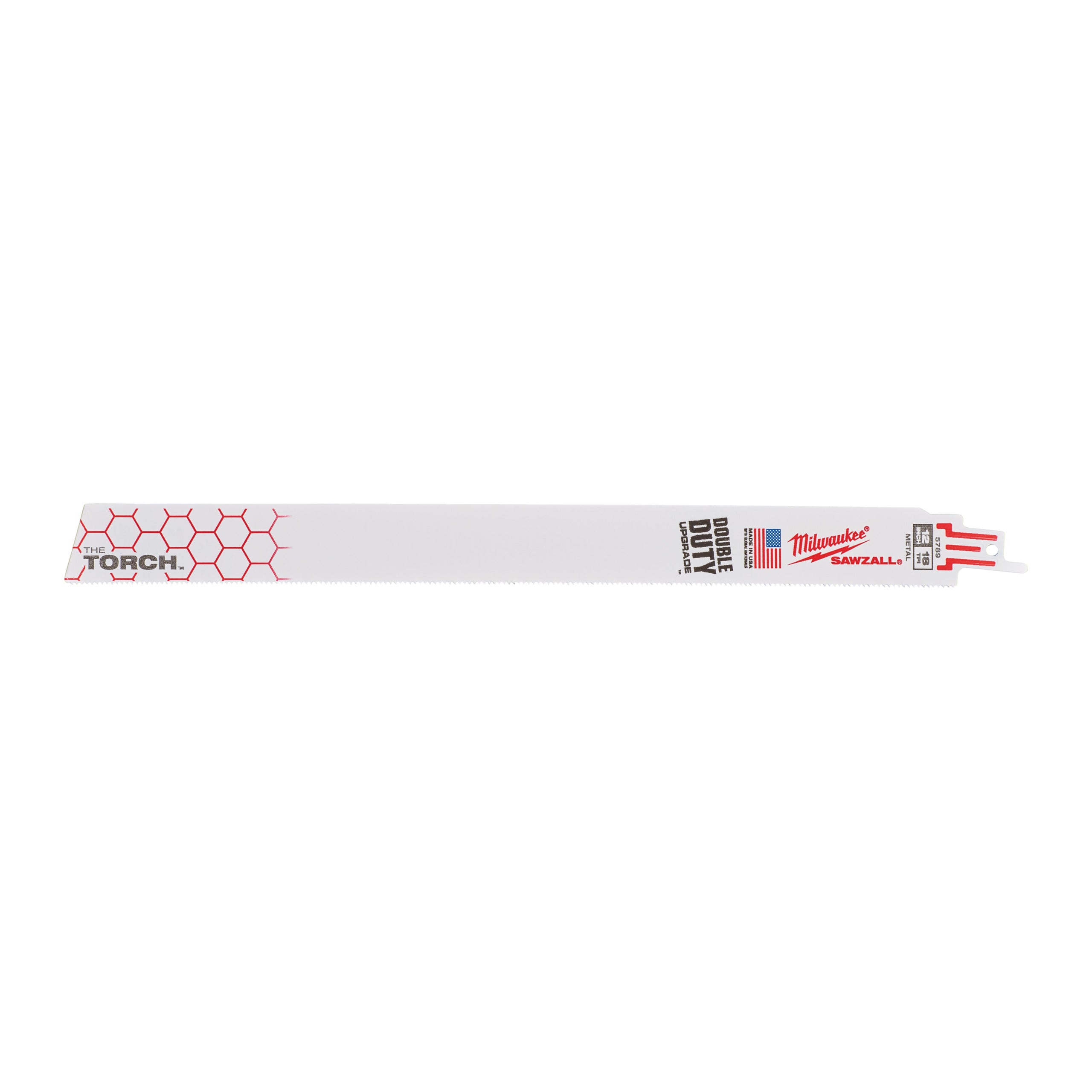 Pânză pentru fierăstrău sabie Sawzall Metal Heavy Duty TORCH™ pentru lucrări de demolare Milwaukee TORCH 300mm x 18 Tpi, cod 48475789