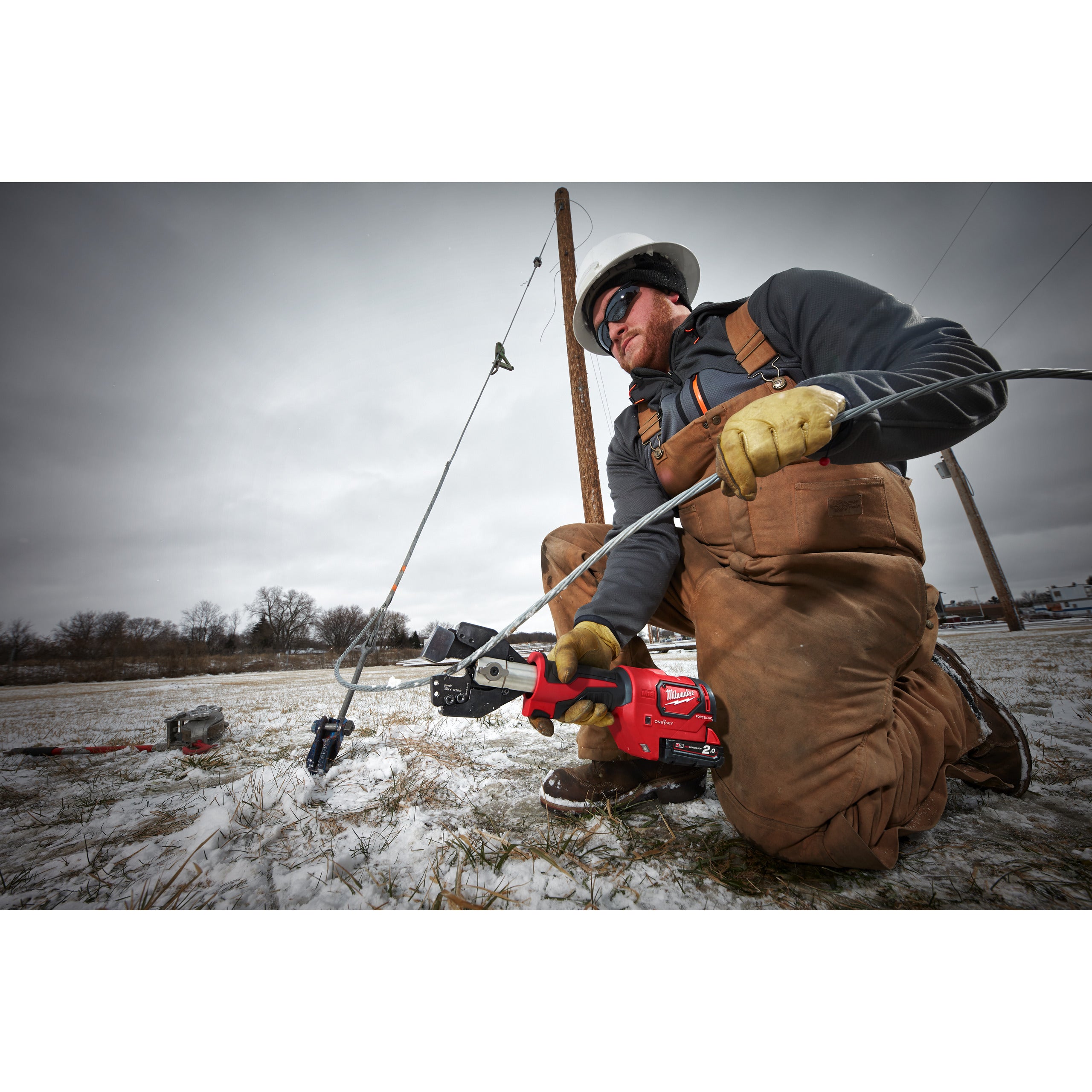 Lamă pentru tăiat cabluri și țevi pentru Milwaukee EHS guy wire/steel wire cutting jaw including blades HCC & ONEHCC, cod 49162777