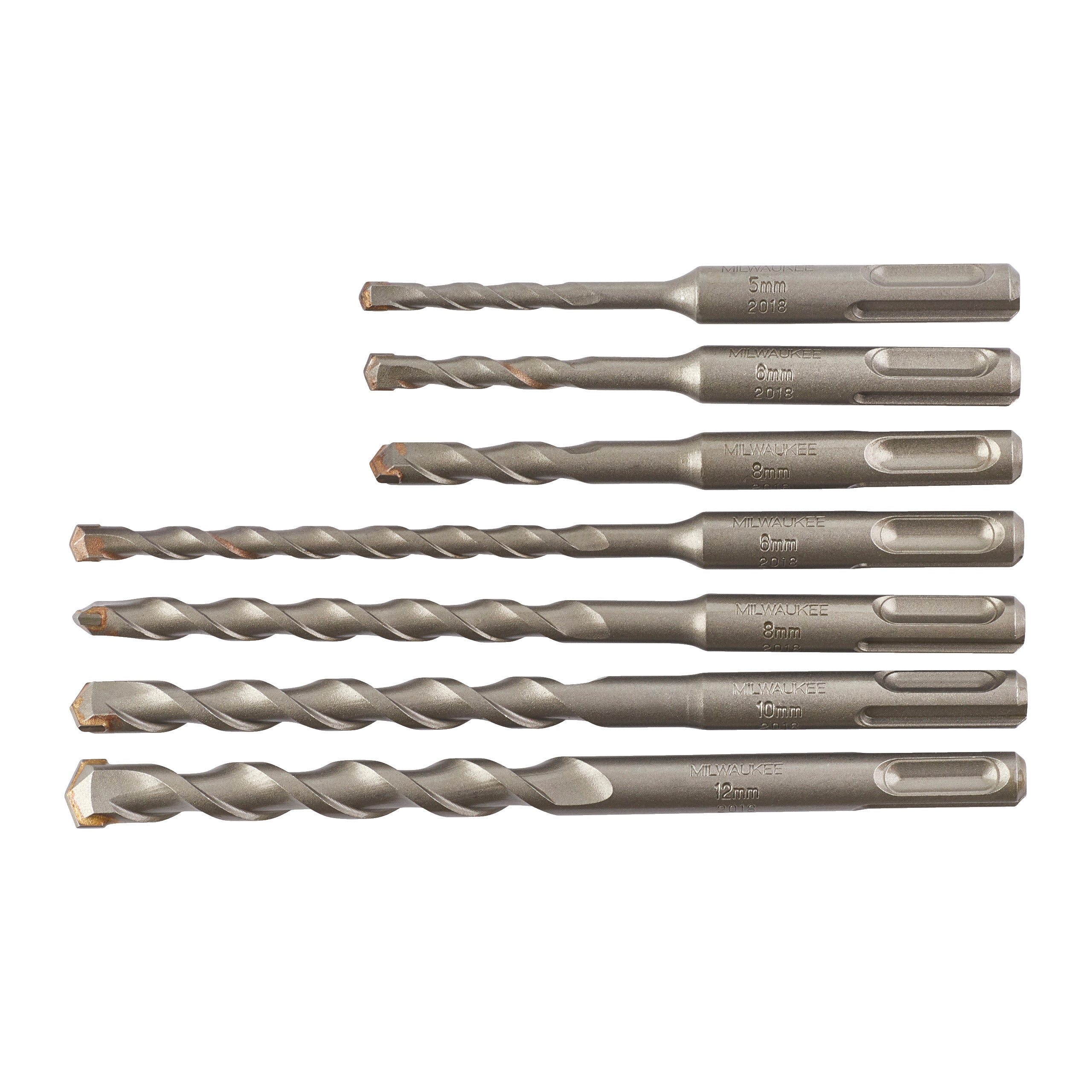 Burghie Contractor SDS-Plus 2 tăișuri Milwaukee SDS+ Contractor SET - 7 pc GB, cod 4932471244