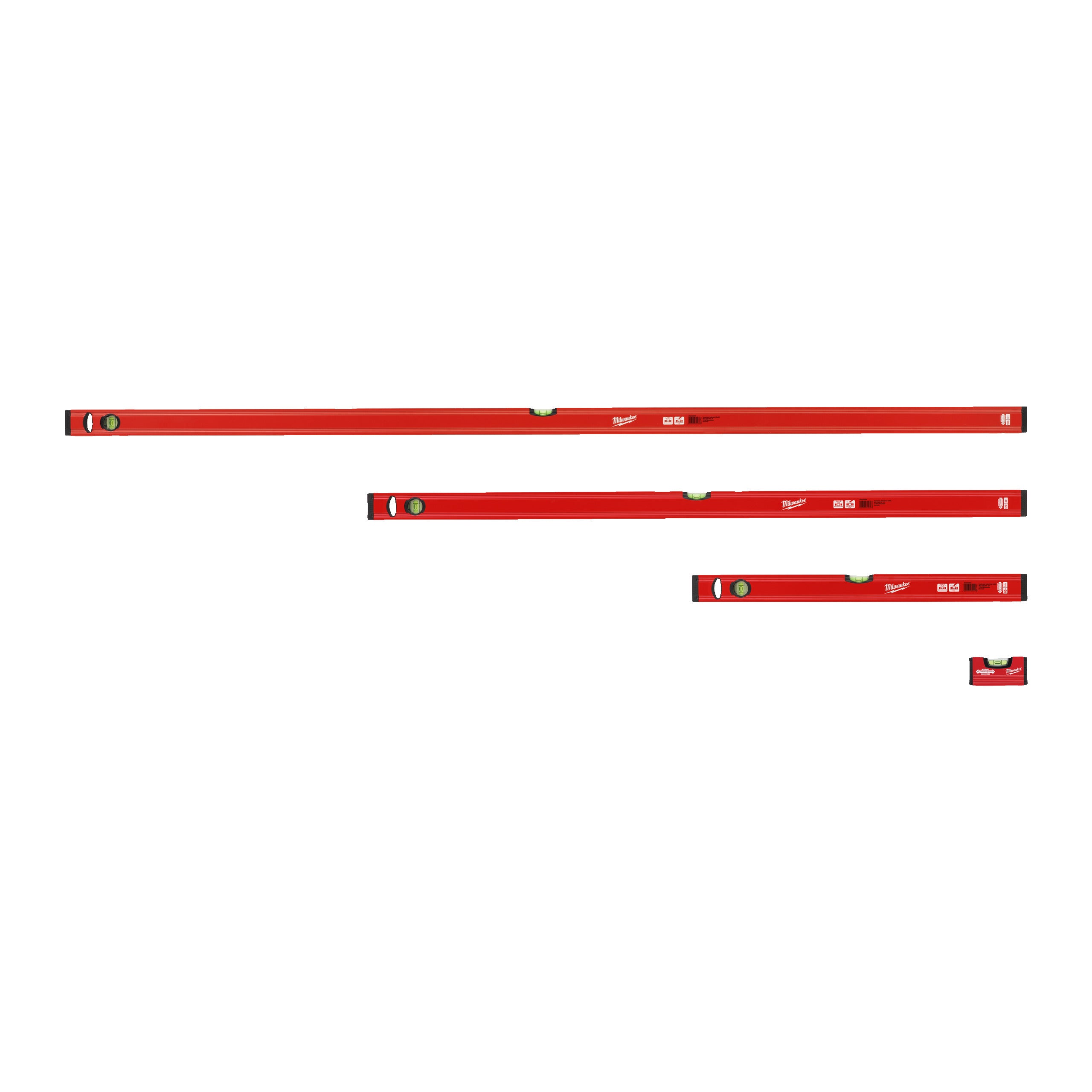 Nivelă tip Box Milwaukee Promo Slim Box Levels - 10/60/120/180cm, cod 4932478898