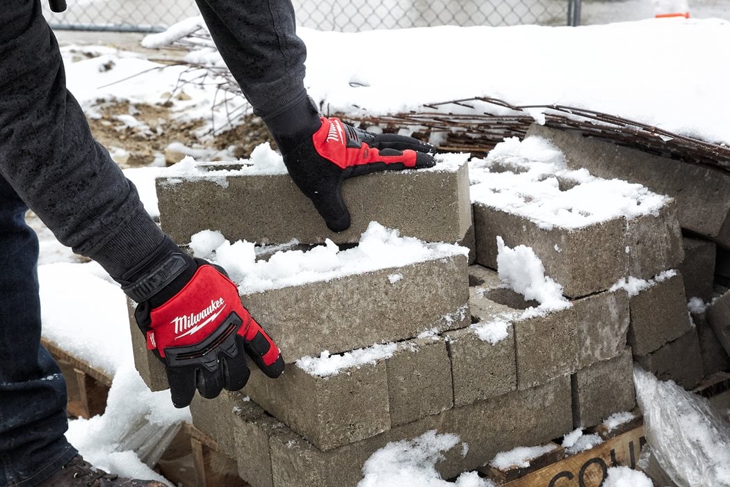 Mănuși Milwaukee de iarnă cu protecție la impact, pentru demolare