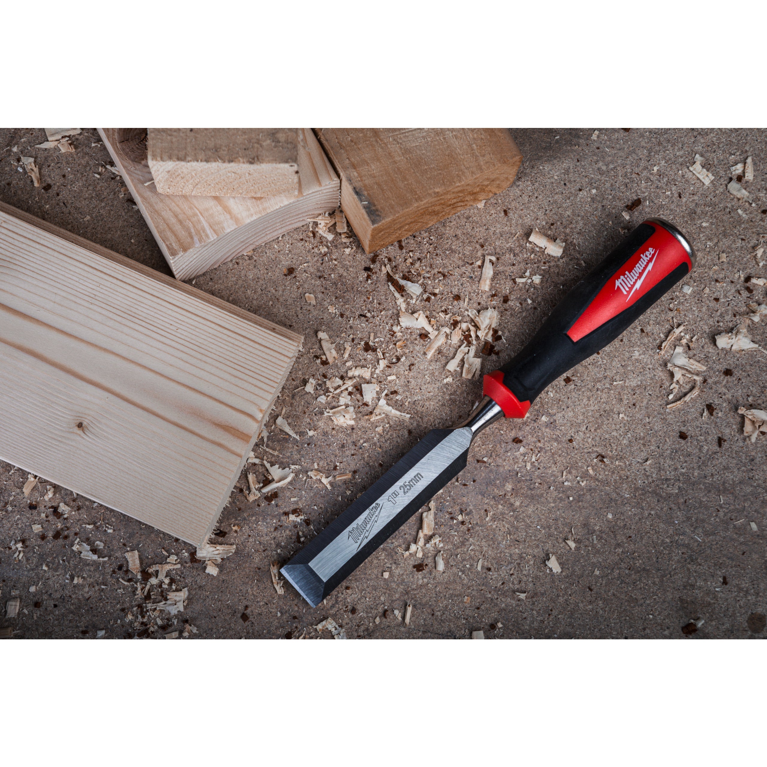 Daltă manuală  cu margine teșită Milwaukee 1" Beveled Edge Chisel, cod 4932479895
