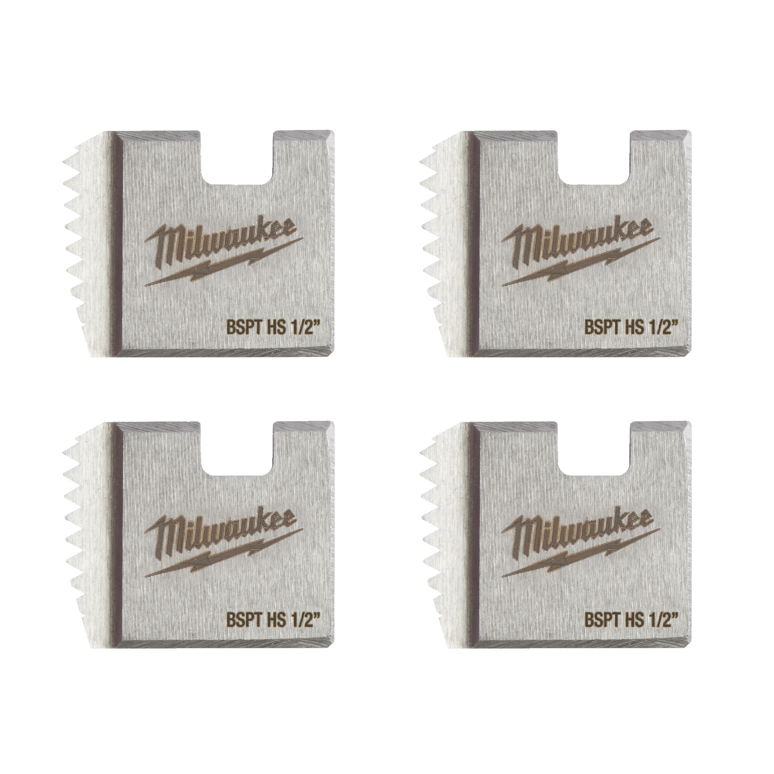 Capete de filetat țevi Milwaukee FPTD 1/2" BSPT HS, cod 4932480233