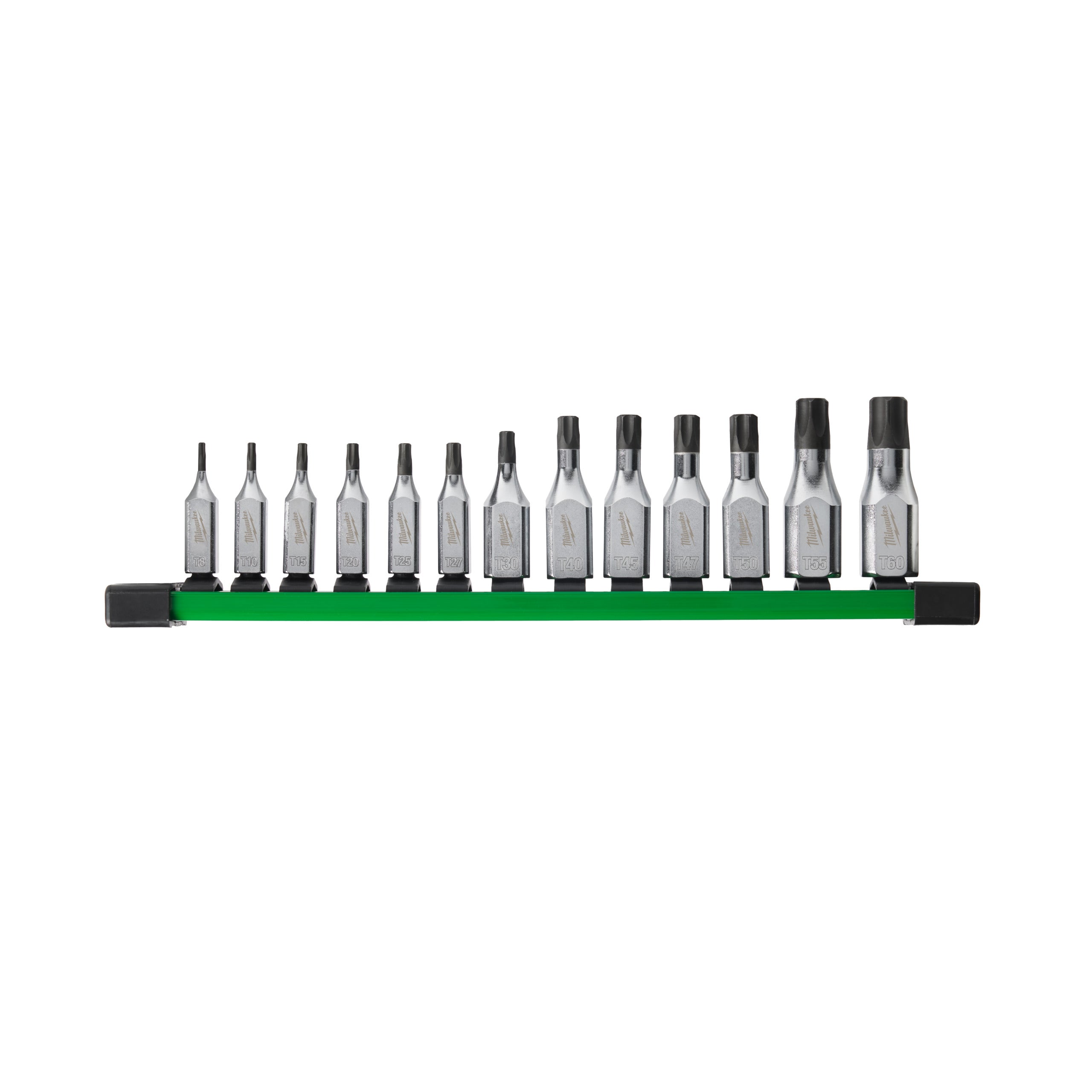 Set cap cheie tubulară cu bit Torx ¼″ și ⅜″ Milwaukee 1/4" and 3/8" Drive Torx Bit Socket Set, cod 4932480565