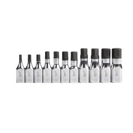 Set cap cheie tubulară cu bit HEX ⅜″, sistem metric, Milwaukee cod 4932480567 - BIG STORE (Dynamic Tools SRL)