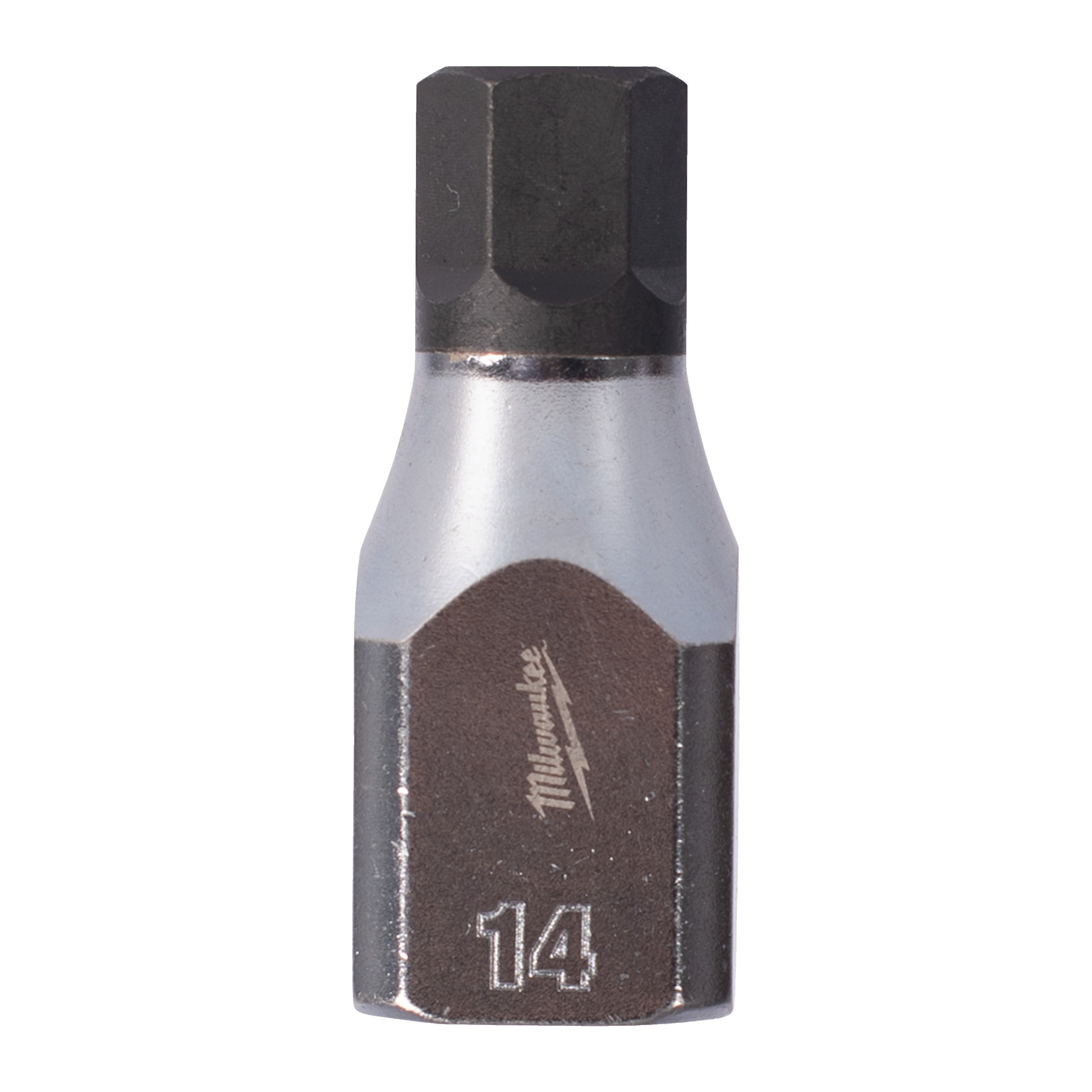 Cap cheie tubulară cu bit ½″, hex Milwaukee 1/2" Drive 14mm Hex Bit Socket, cod 4932480850