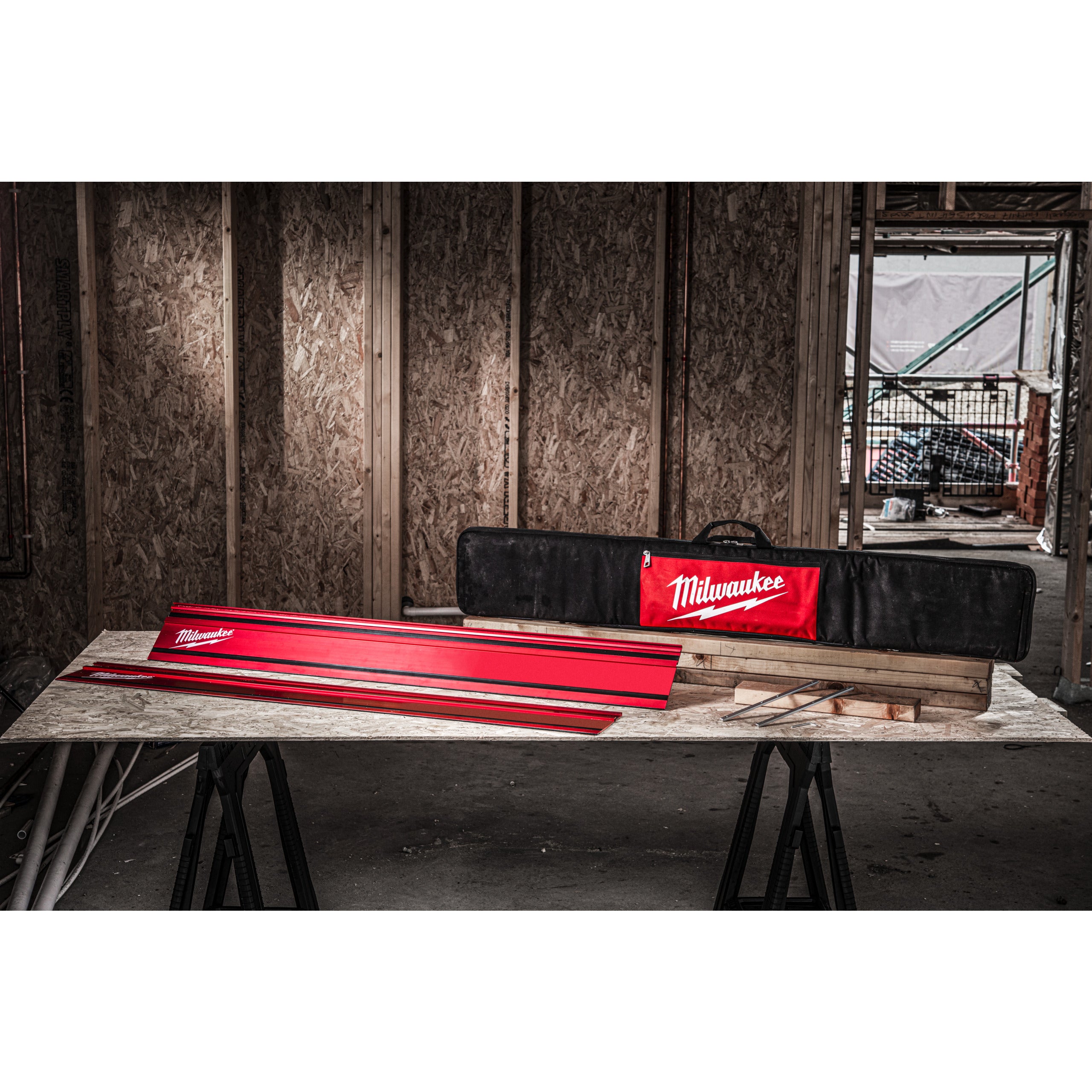 Set șină de ghidare 1400 mm Milwaukee GR-KIT, cod 4932480906