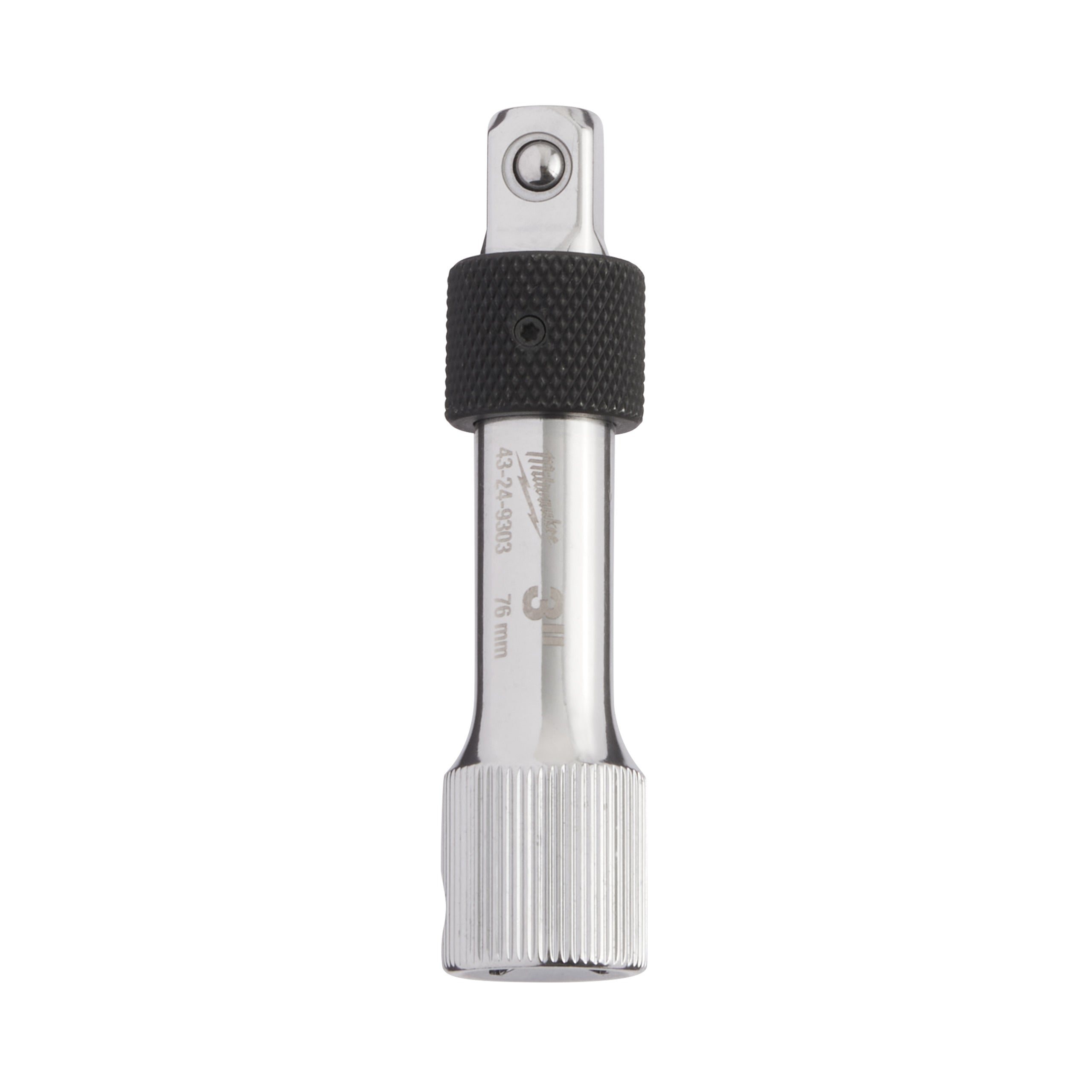 Prelungitoare ⅜″ cu blocare Milwaukee 3/8" Drive 76 mm Locking Extension, cod 4932480933