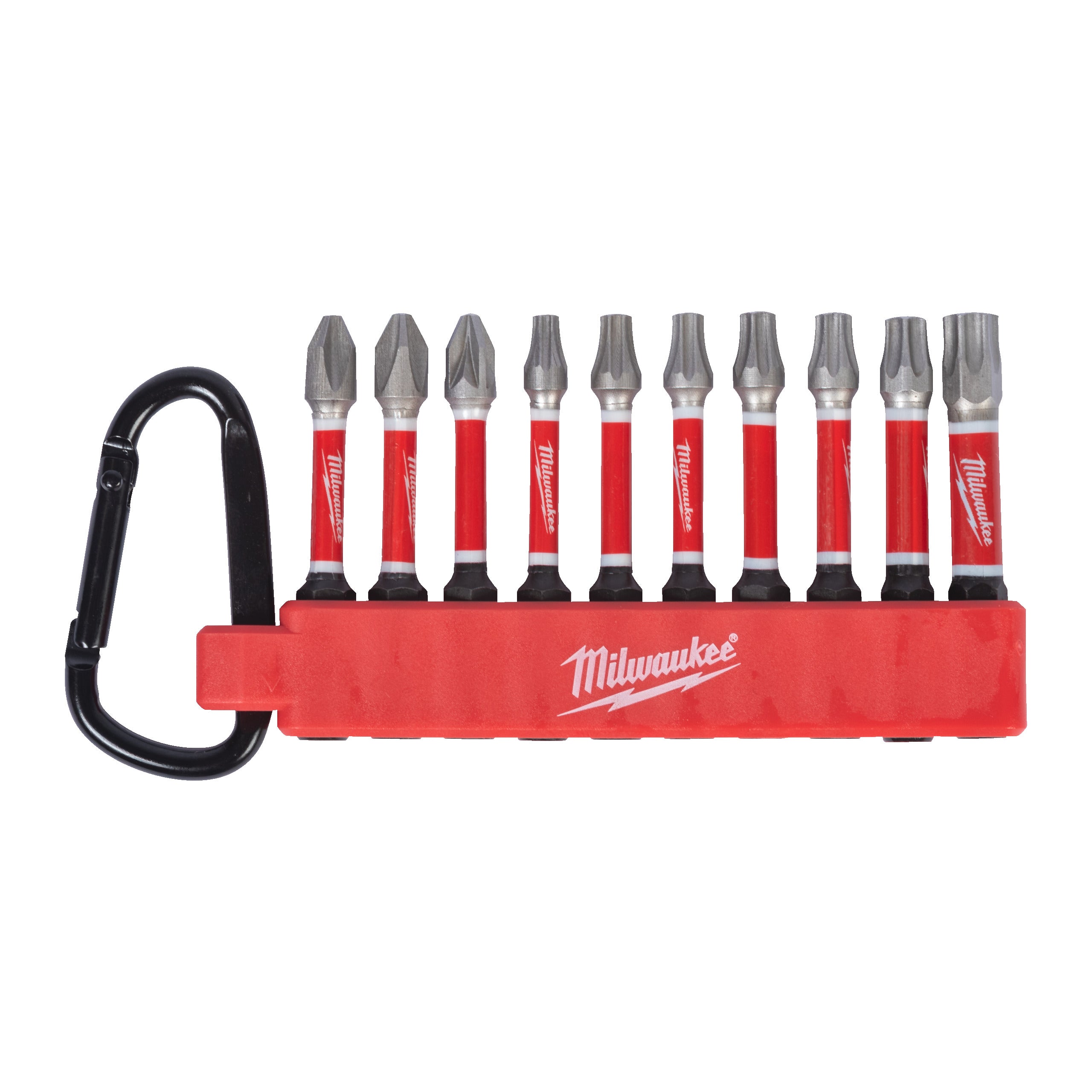Set biți și chei tubulare Shockwave Seturi SHOCKWAVE™ IMPACT DUTY Milwaukee ShW CD Carabiner Set (10 pc), cod 4932480941