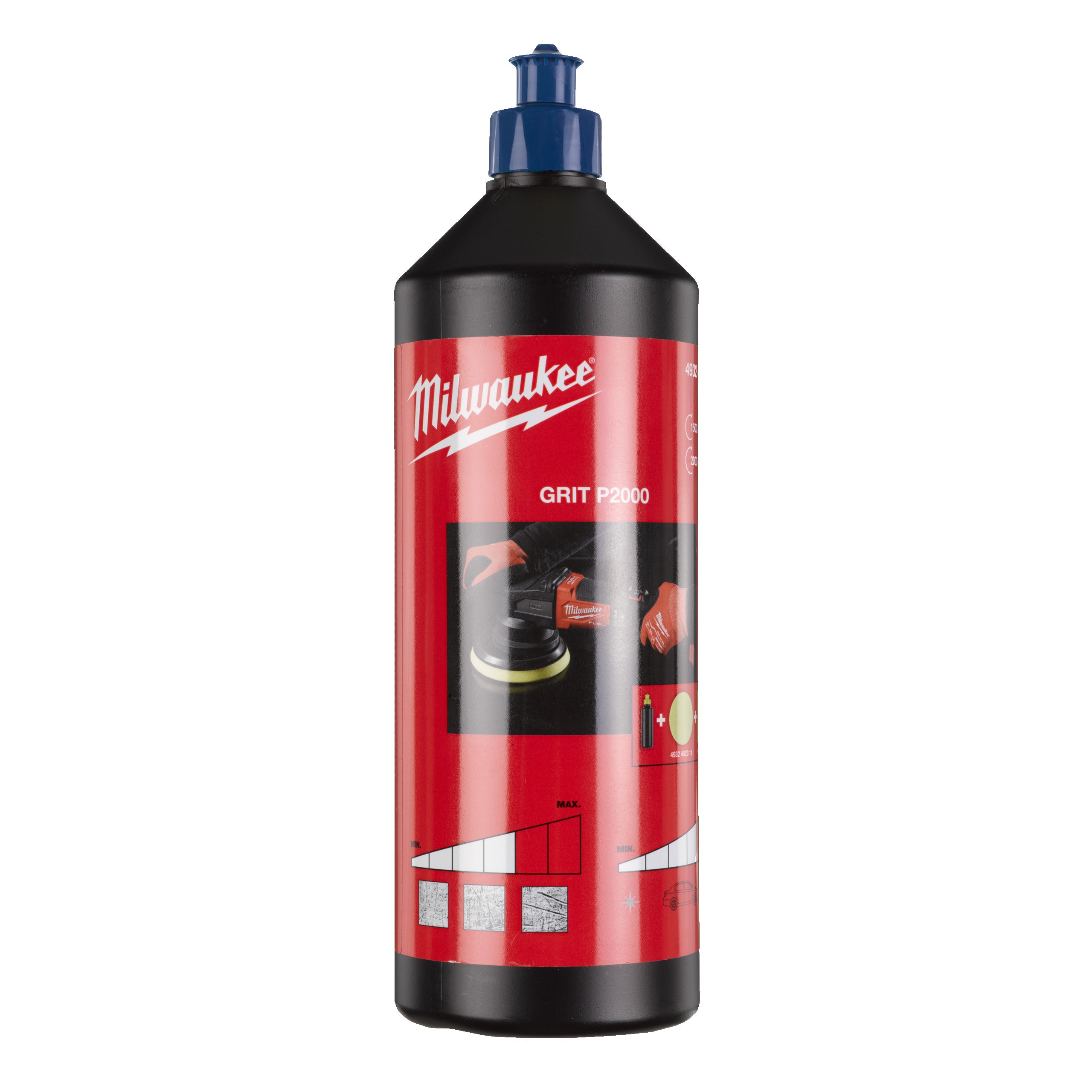 Disc/burete de lustruire 3000. Milwaukee Compound Blue Ultra Fine 1l, cod 4932492302