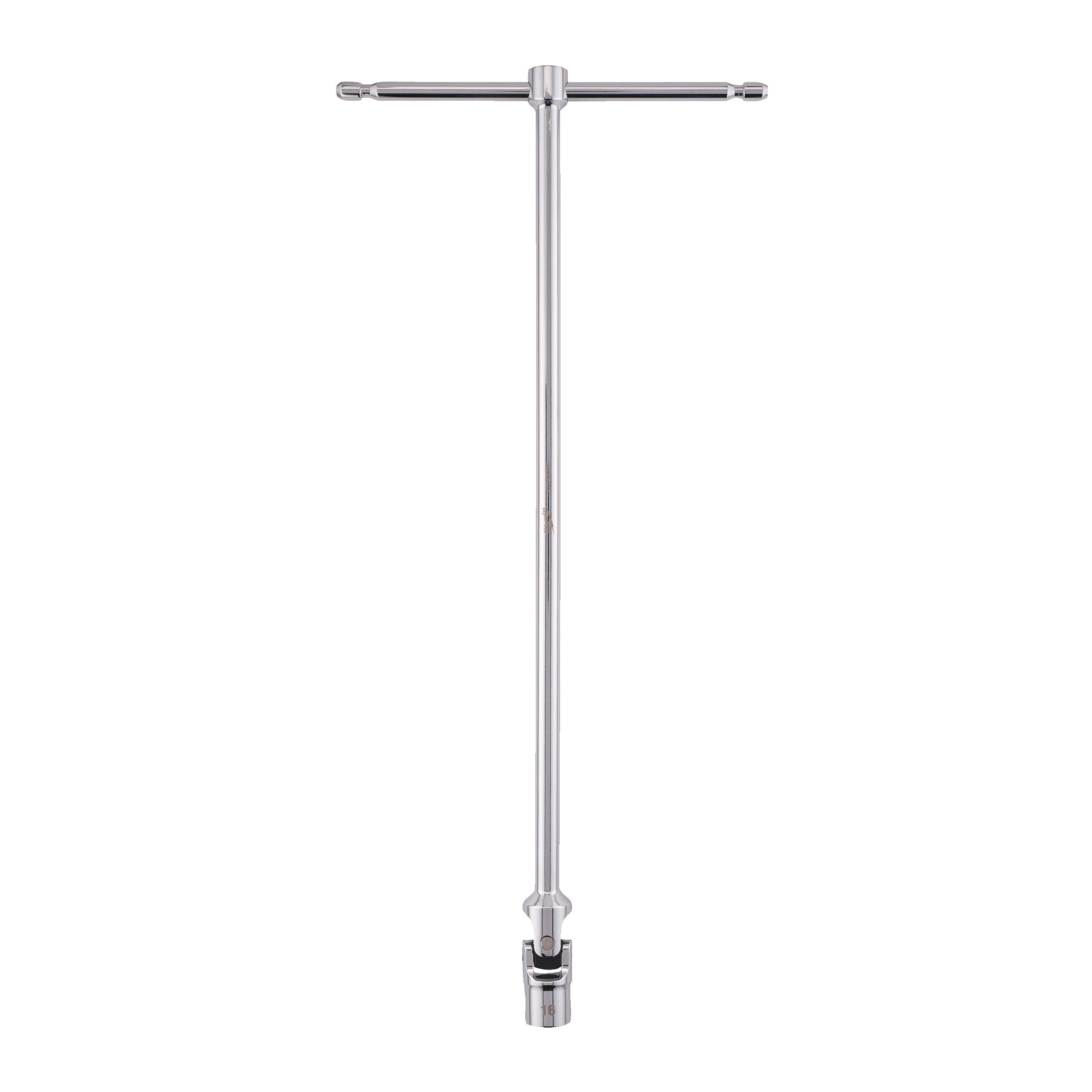 Cheie cu mâner T și cap pivotant Hex Milwaukee T-bar handle with swivel socket Hex 16mm, cod 4932492685