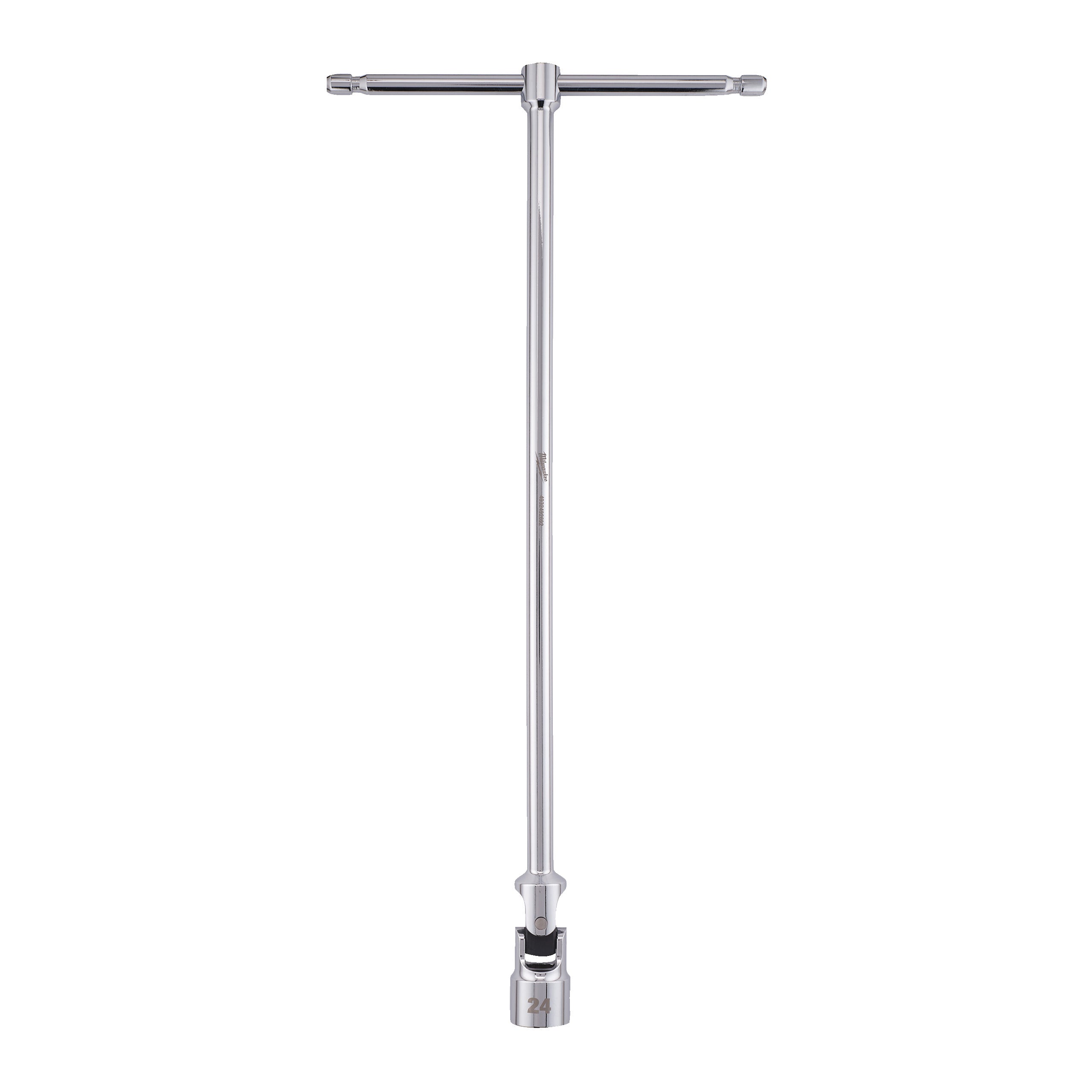 Cheie cu mâner T și cap pivotant Hex Milwaukee T-bar handle with swivel socket Hex 24mm, cod 4932492692