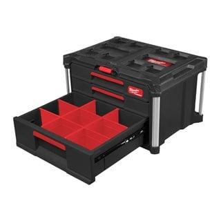 Set PACKOUT 2+1 cu sertare, Milwaukee, cod 4932493190 - BIG STORE (Dynamic Tools SRL)