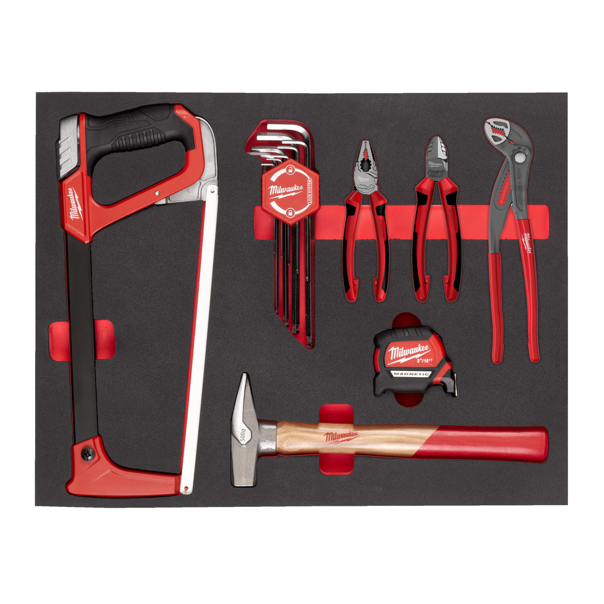 Inserție din spumă pentru dulap metalic TOOLGUARD™ scule de mână Milwaukee General Tooling Foam Set, cod 4932493257