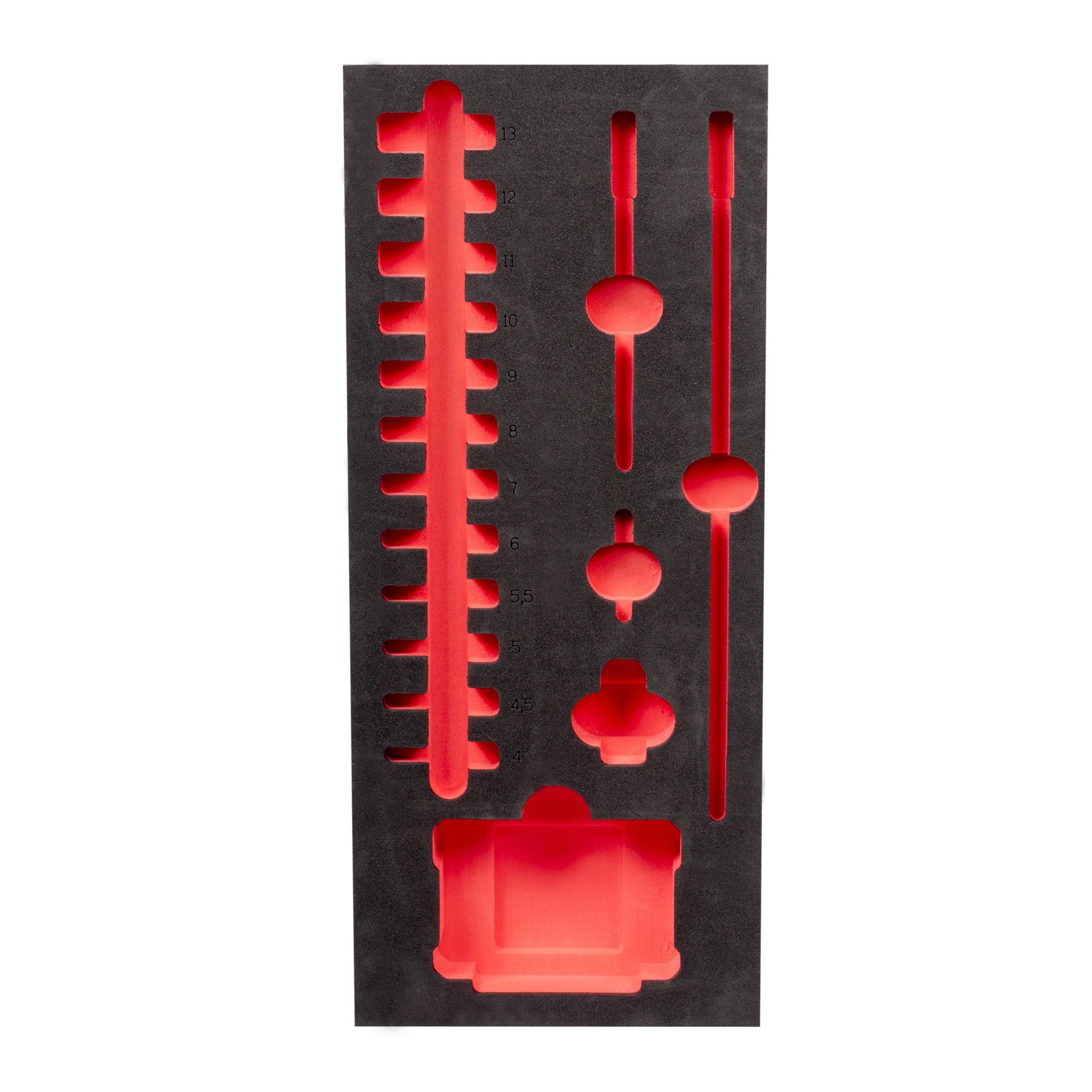 Cheie tubulară Shockwave de impact SHOCKWAVE™ IMPACT DUTY Milwaukee Foam 417 x 177 mm 1/4" Deep 1, cod 4932493385