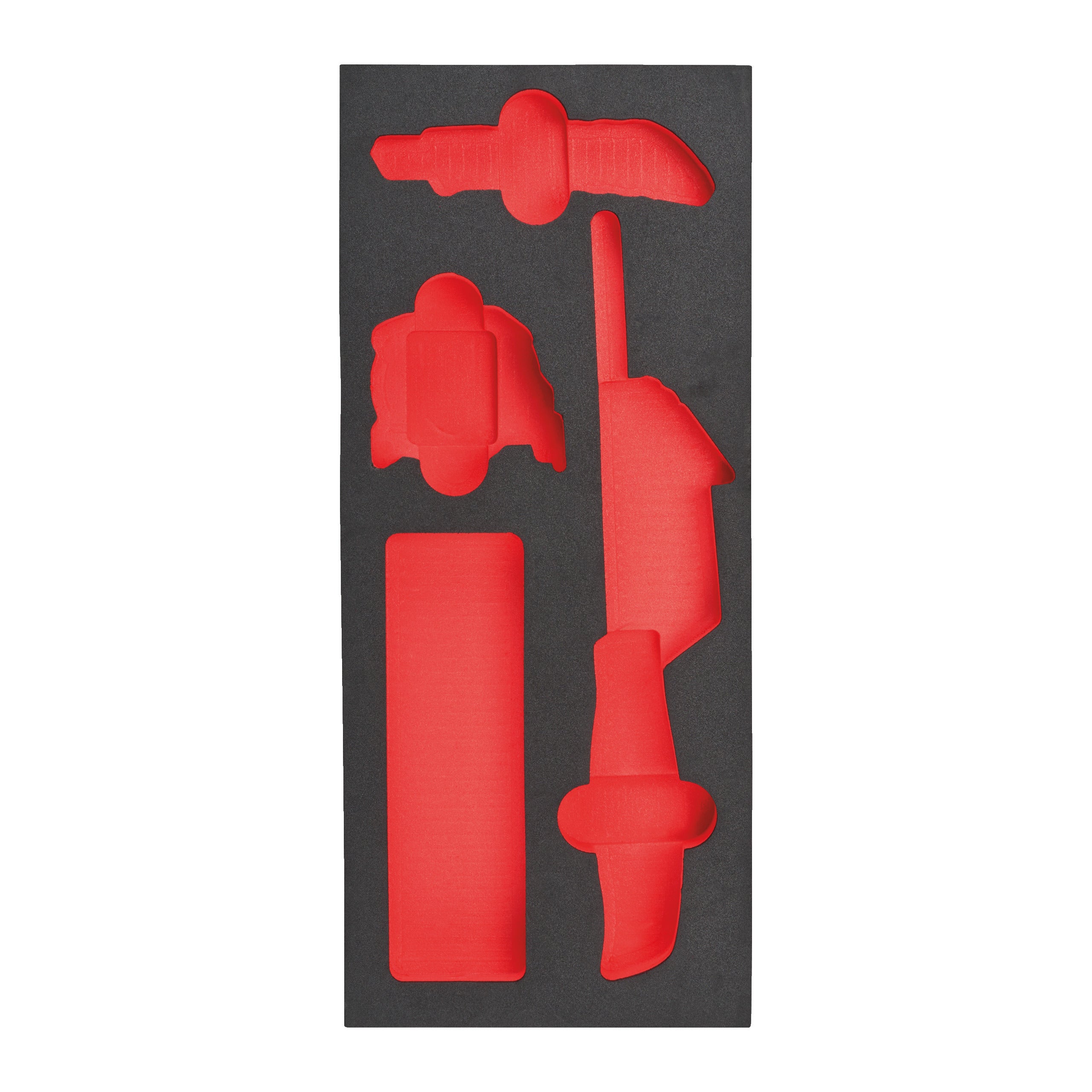 Inserție spumă goală pentru dulapul metalic Milwaukee Empty 3 pc Cutting and Measuring Foam Insert, cod 4932493681