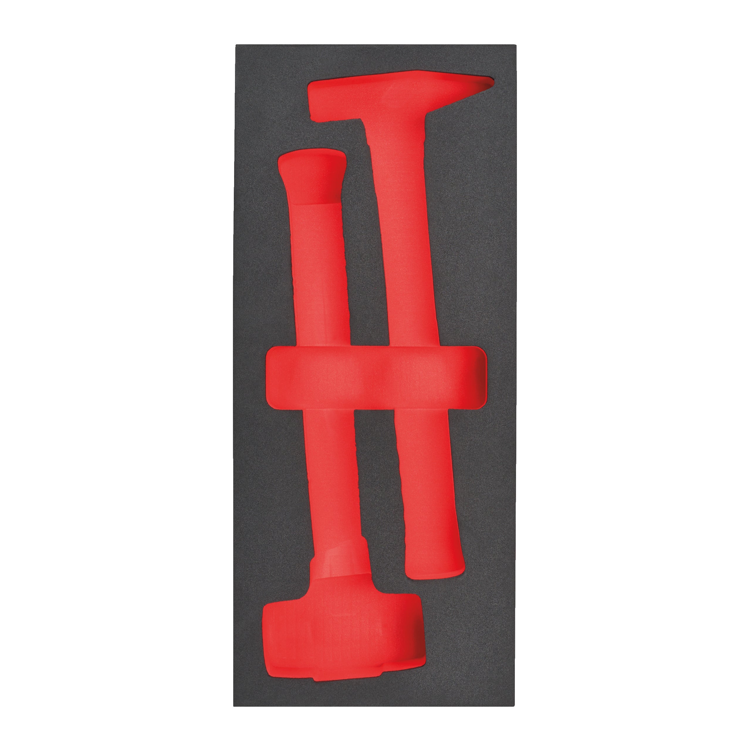 Inserție spumă goală pentru dulapul metalic Milwaukee Empty 2 pc Engineer & Dead blow hammer Foam set, cod 4932493682