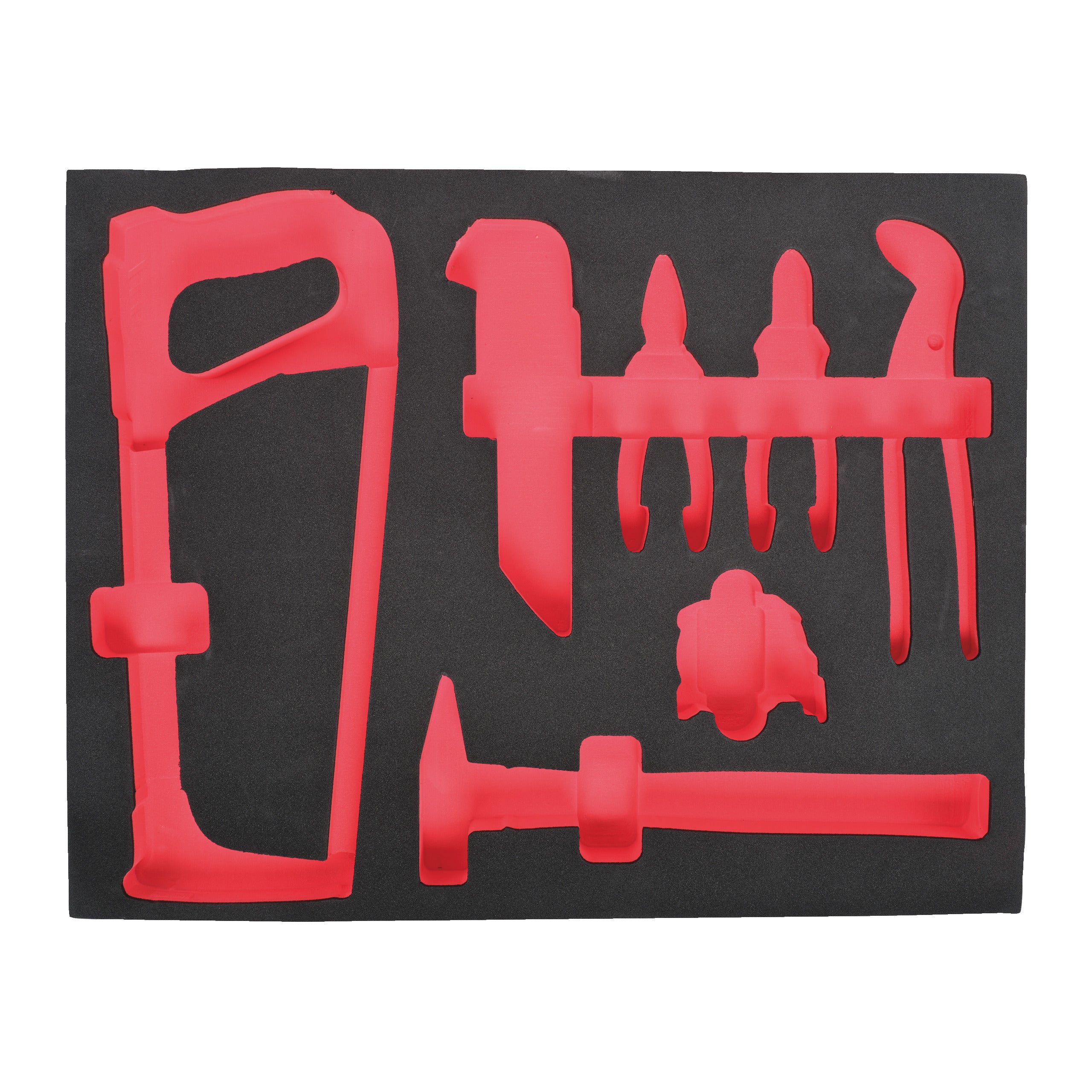 Inserție spumă goală pentru dulapul metalic Milwaukee Empty 15 pc General Tooling Foam Set, cod 4932493686