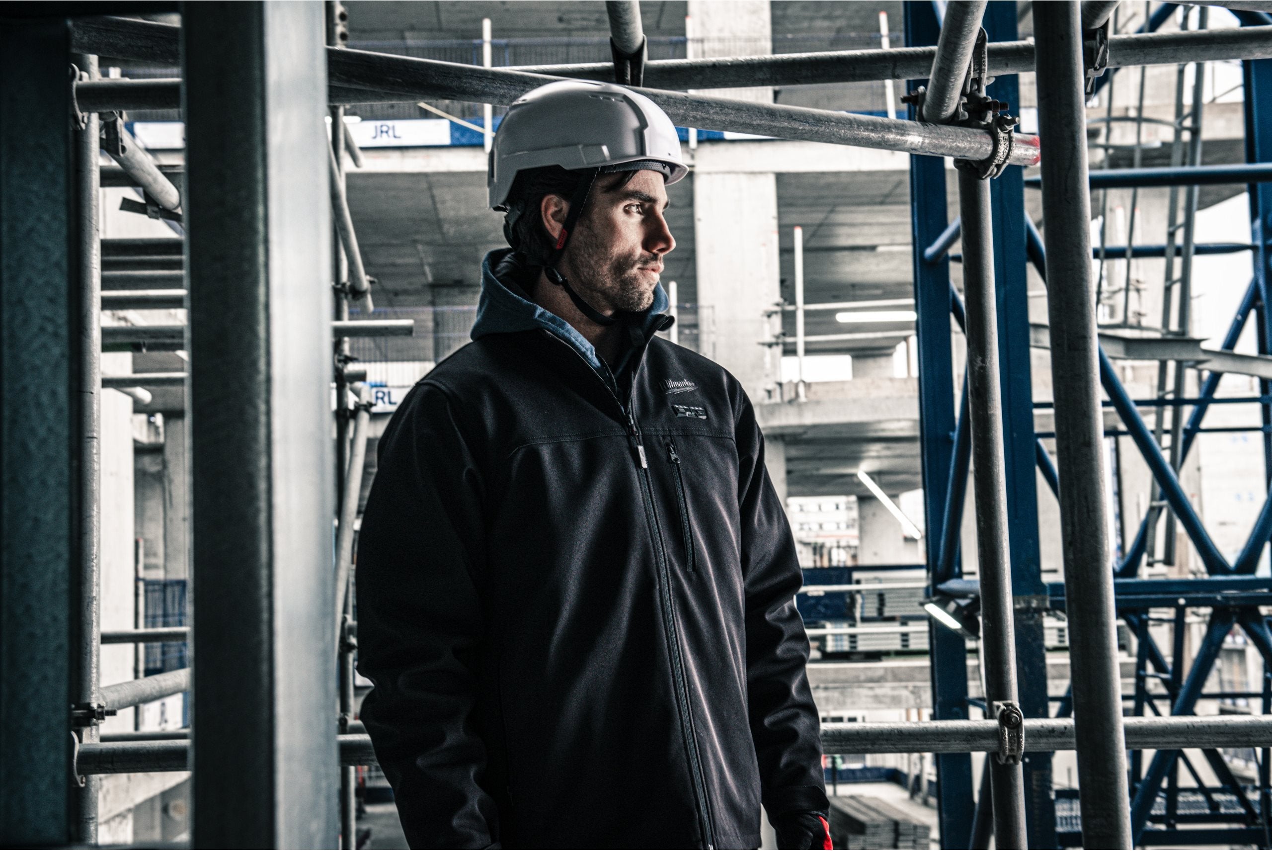 Jachetă încălzită Milwaukee M12 HJ6-0, HEXON HEAT TECHNOLOGY™, negru și gri