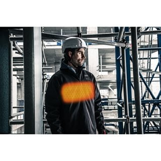 Jachetă încălzită Milwaukee M12 HJ6-0, HEXON HEAT TECHNOLOGY™, negru și gri