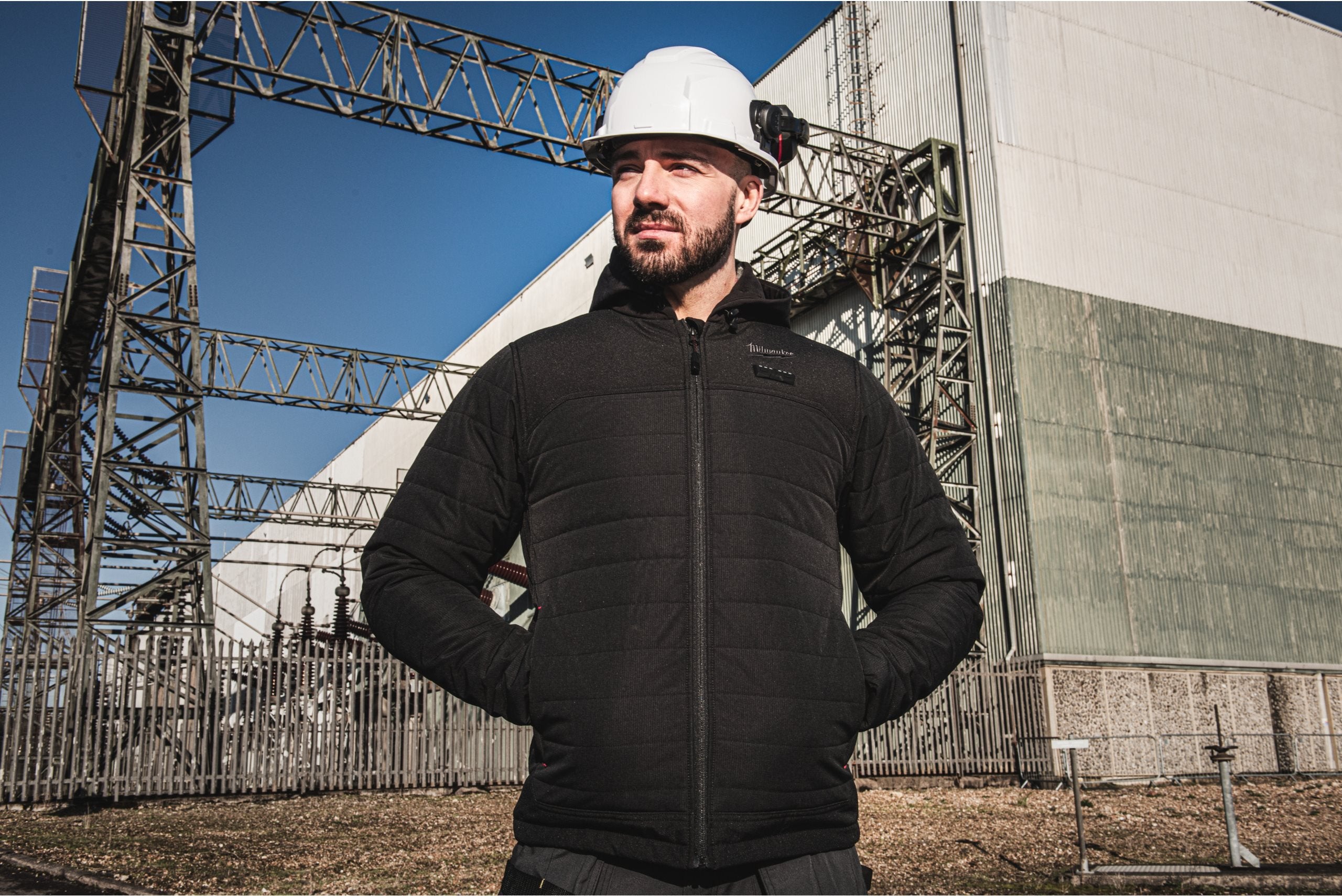 Jachetă încălzită tip puffer Milwaukee M12 HPJBL3-0, HEXON HEAT TECHNOLOGY™, neagră