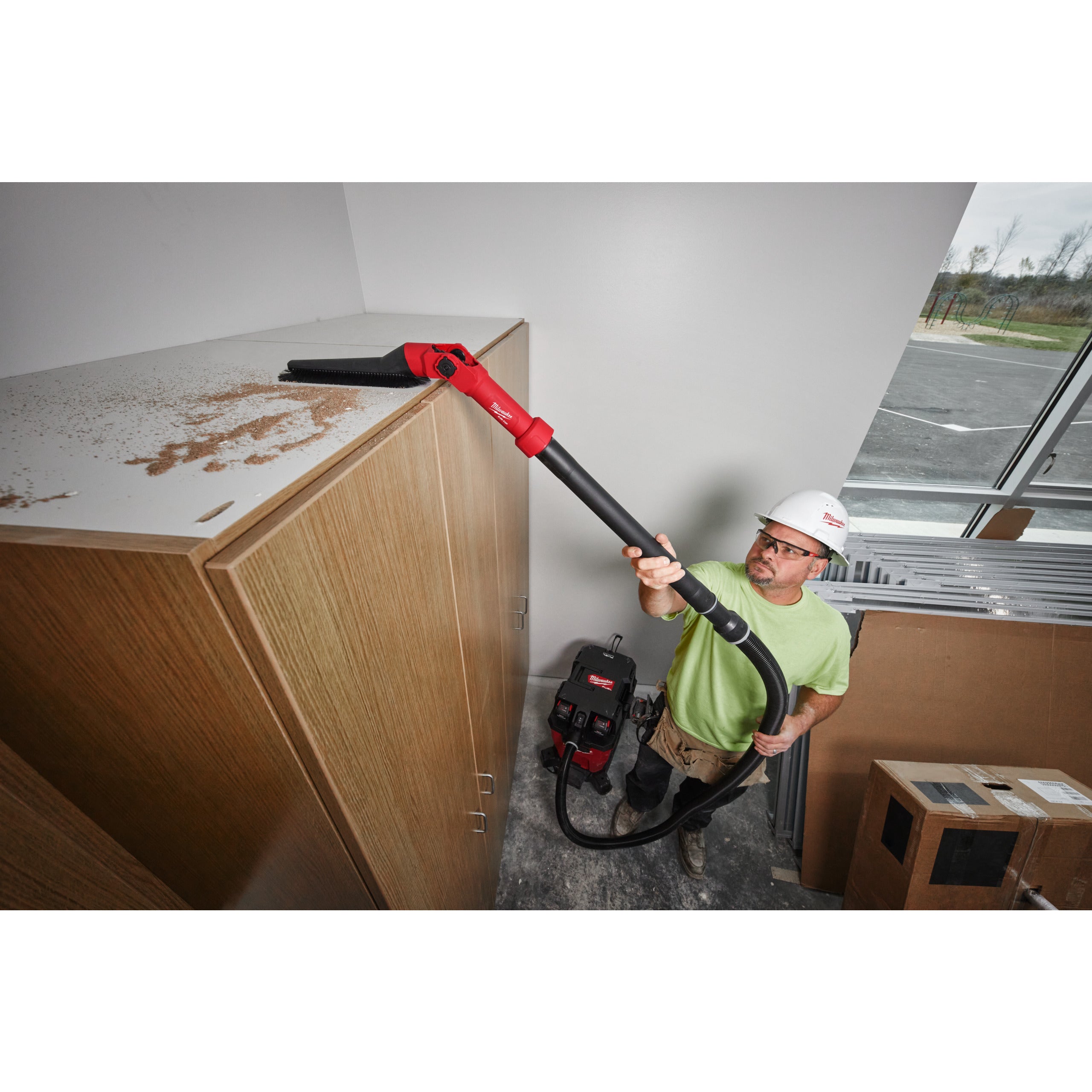 Atașament AIR-TIP™ pentru aspirator AIR-TIP™ Cap pivotant de aspirare cu perie Milwaukee AT-10, cod 4932498019