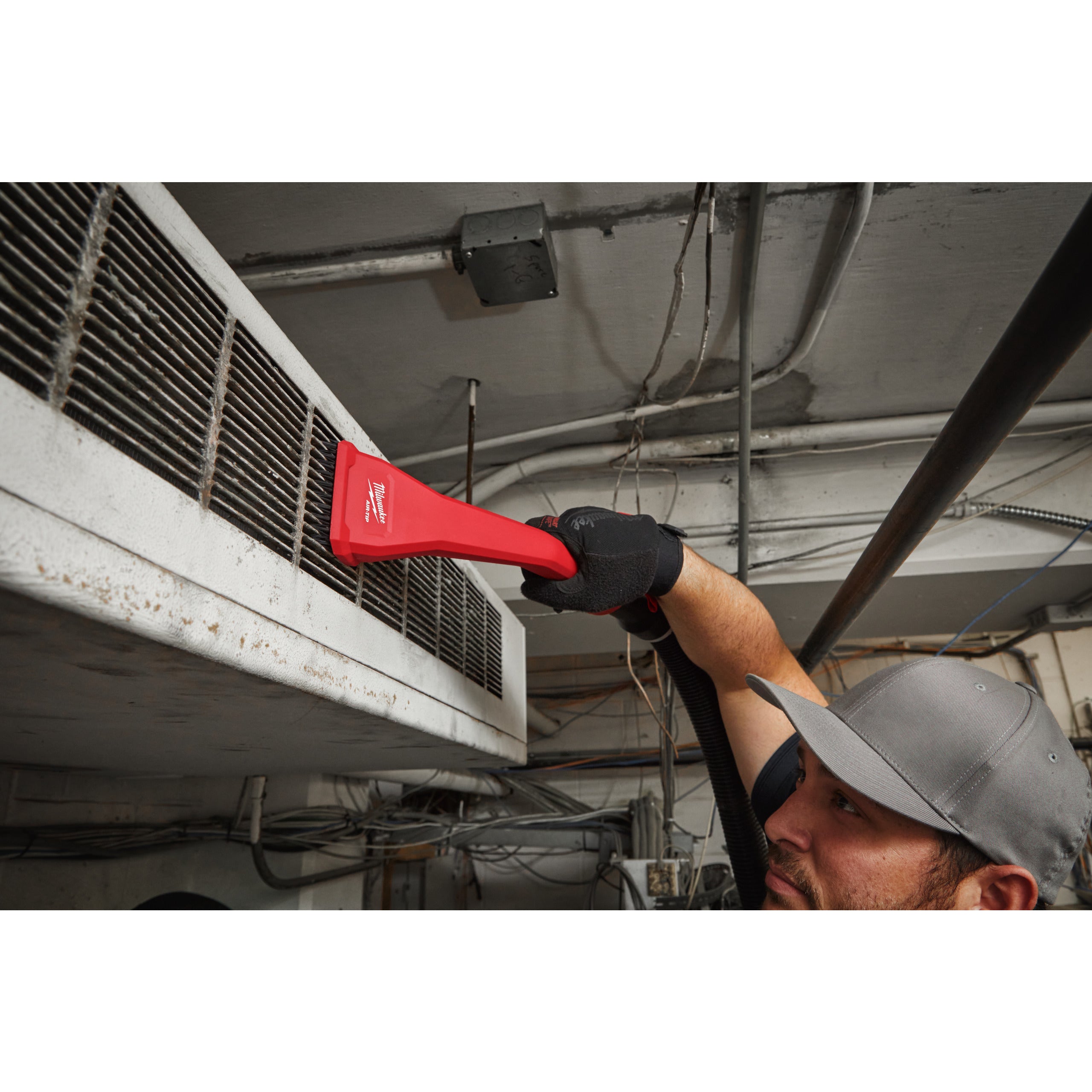 Atașament AIR-TIP™ pentru aspirator AIR-TIP™ Cap lung de aspirare cu perie Milwaukee AT-15, cod 4932498024
