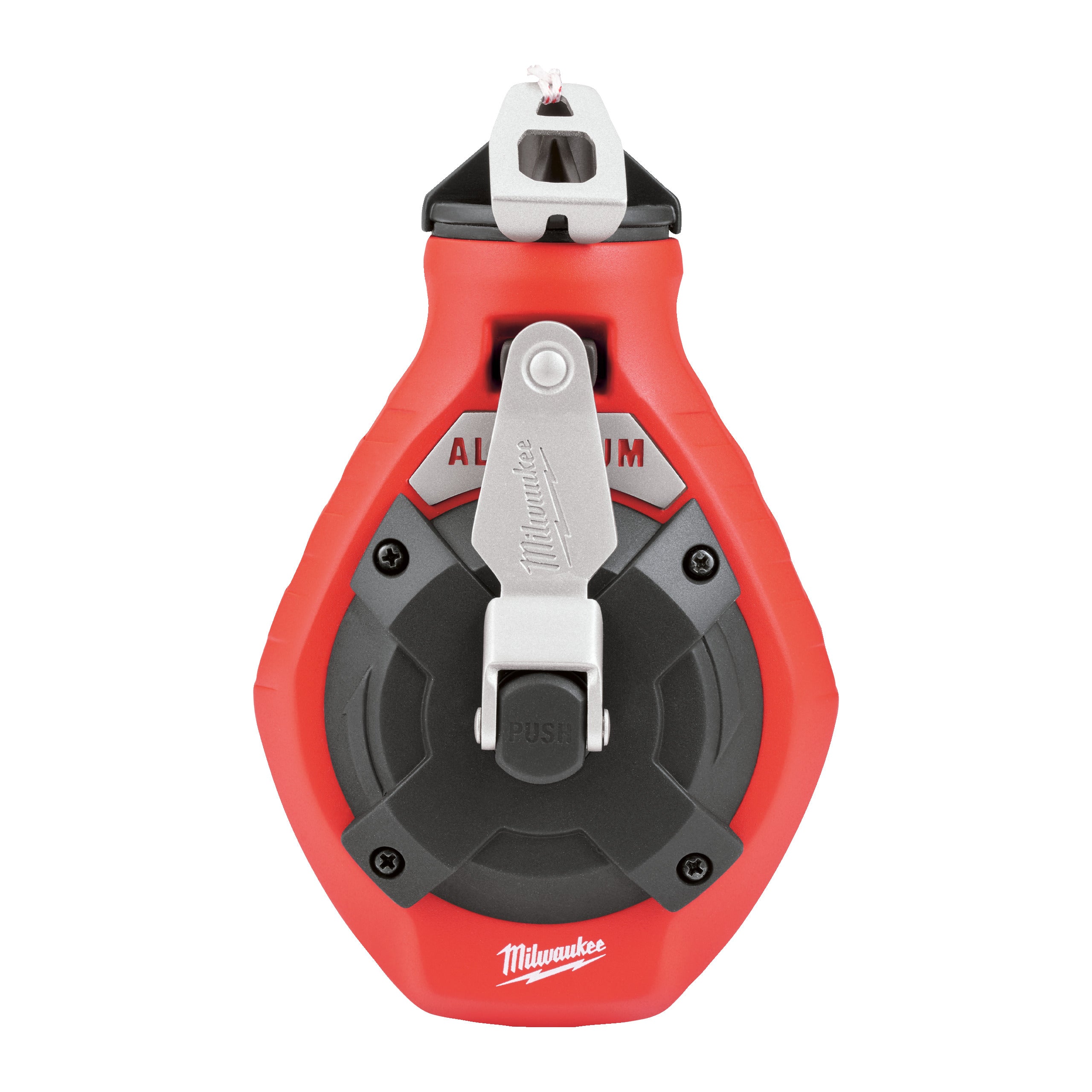 Trasor cu sfoară Fine Line Milwaukee Fine Line Chalk Reel & Red Chalk Refill, cod 4932498390