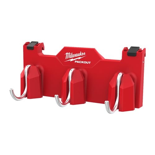 Șină laterală Milwaukee PACKOUT cu 3 cârlige, cod 4932498650