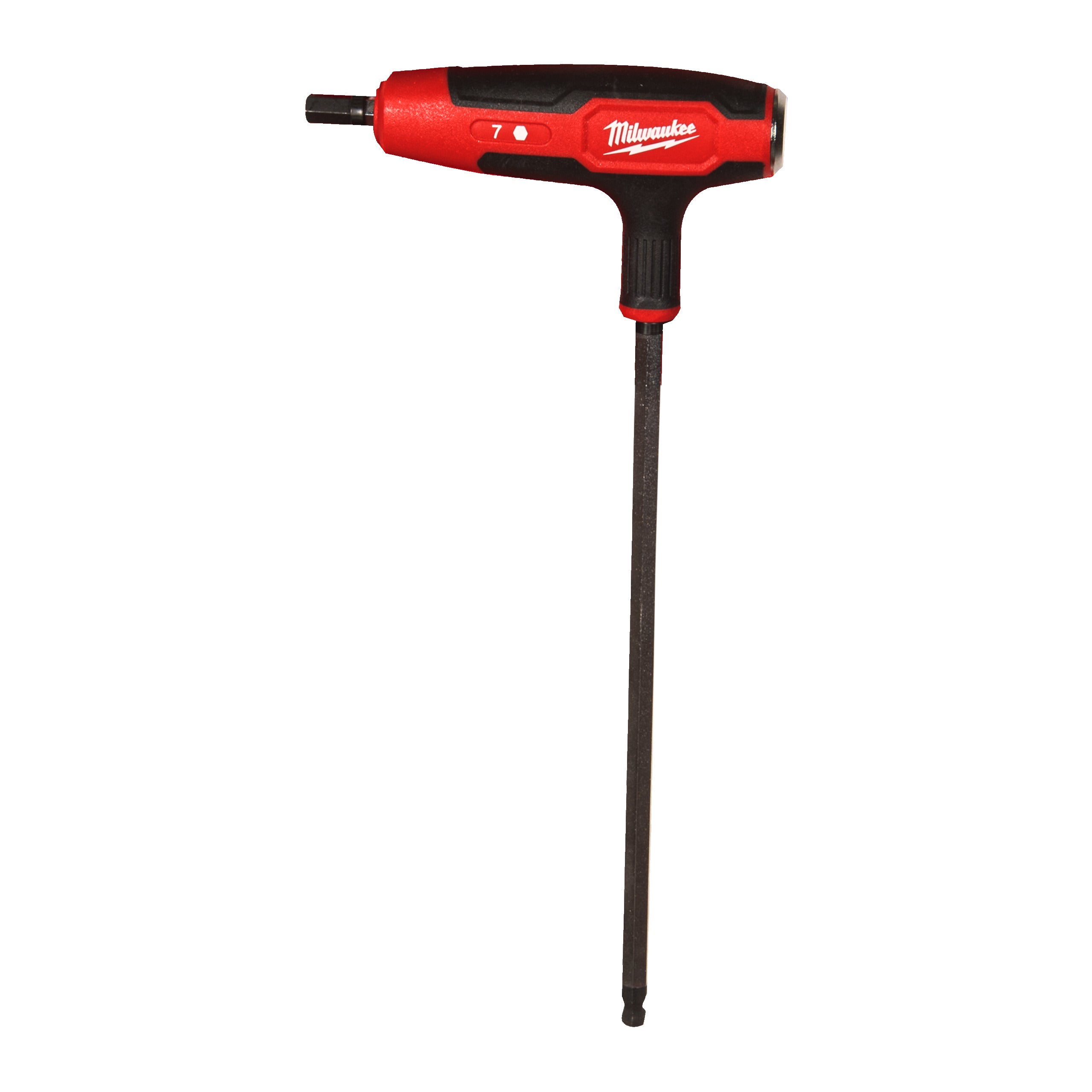 Set chei Hex și Torx Cheie cu mâner în T, Hex Milwaukee 7mm Hex Key Wrench with Comfort Grip, cod 4932498686