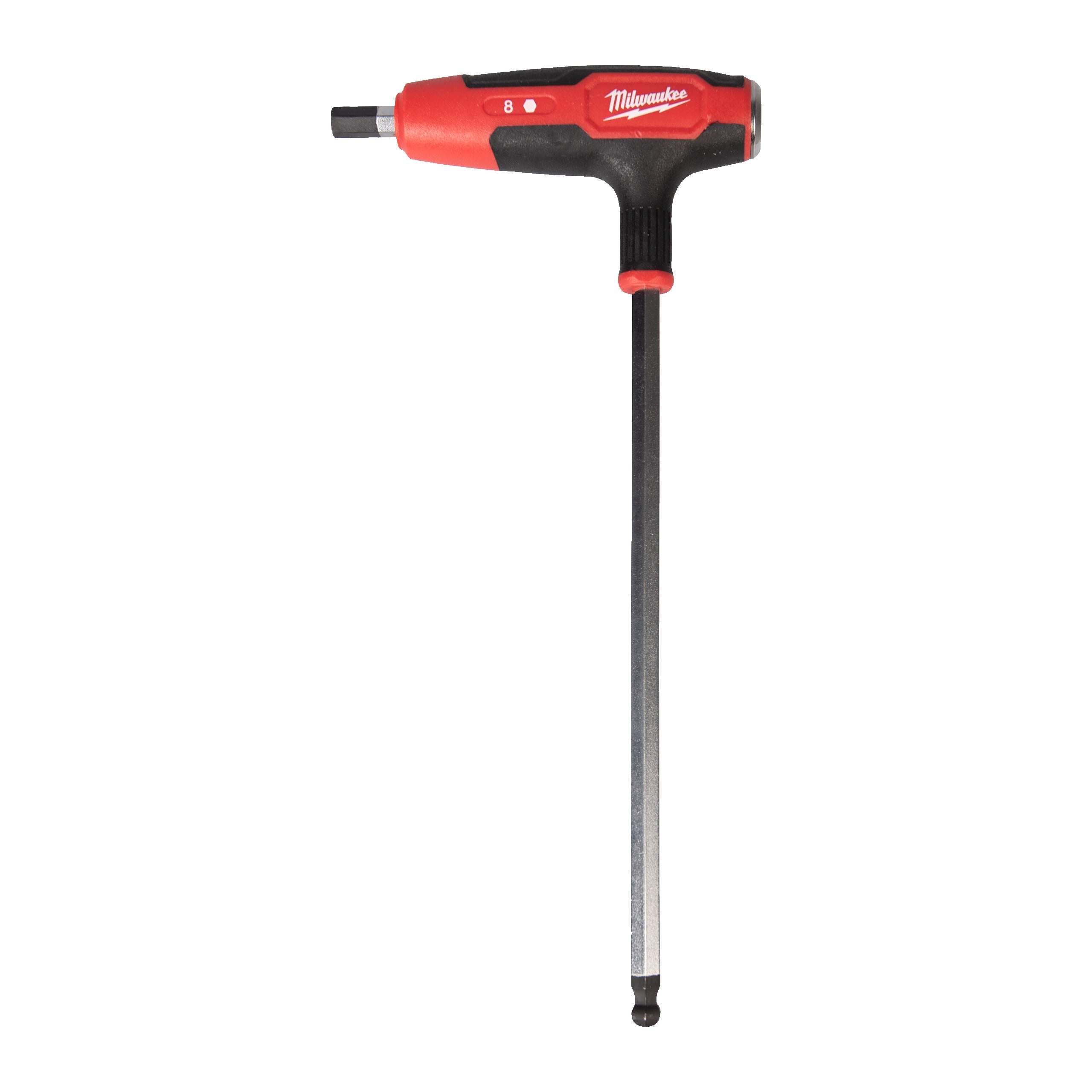 Set chei Hex și Torx Cheie cu mâner în T, Hex Milwaukee 8mm Hex Key Wrench with Comfort Grip, cod 4932498687