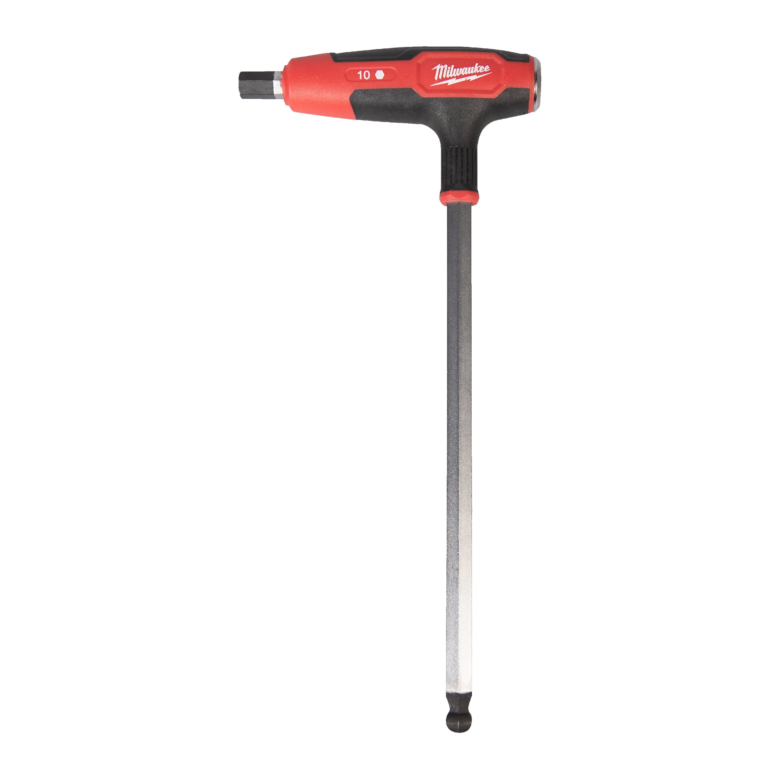 Set chei Hex și Torx Cheie cu mâner în T, Hex Milwaukee 10mm Hex Key Wrench with Comfort Grip, cod 4932498688