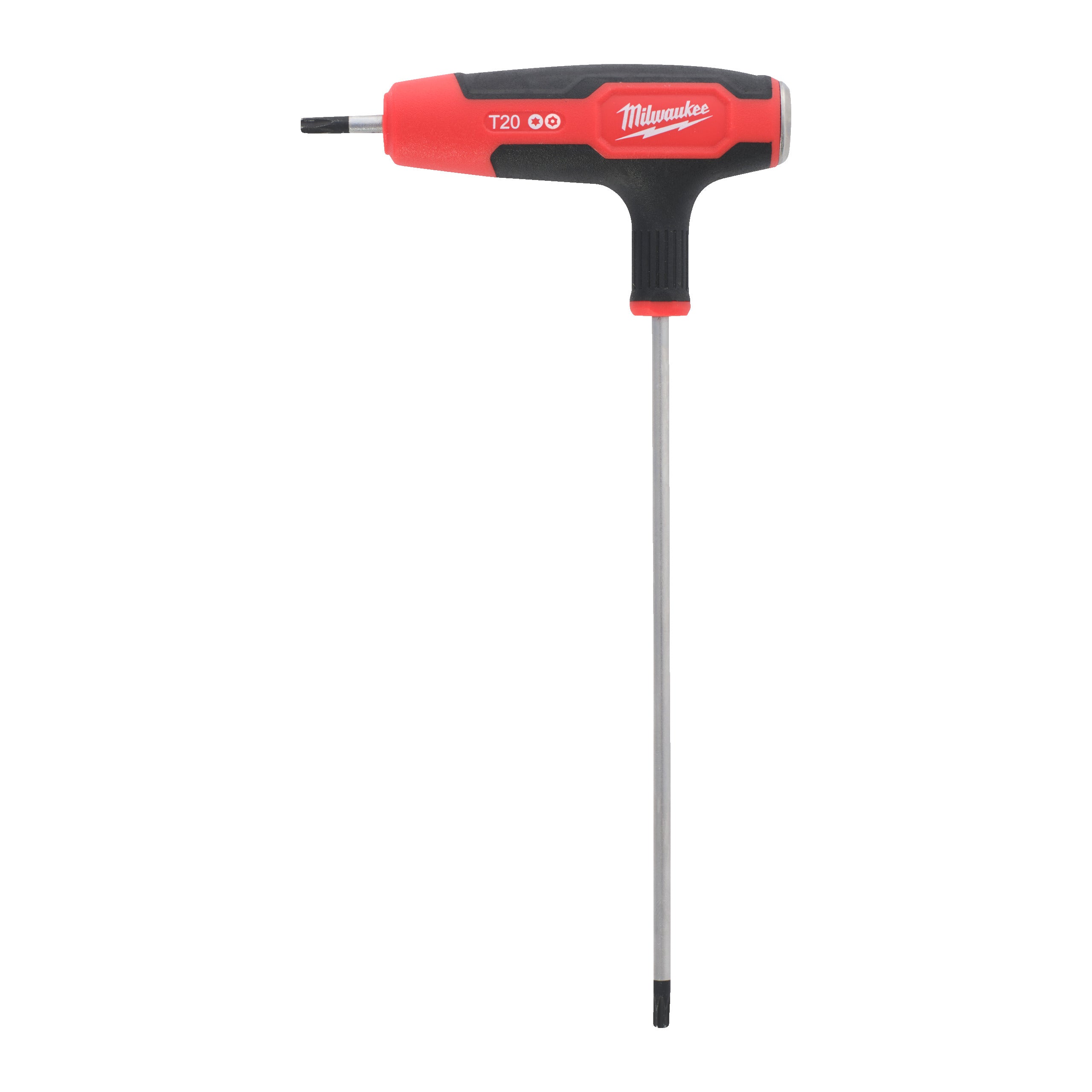 Set chei Hex și Torx Cheie cu mâner în T, Torx Milwaukee T20 Torx Key Wrench with Comfort Grip, cod 4932498697