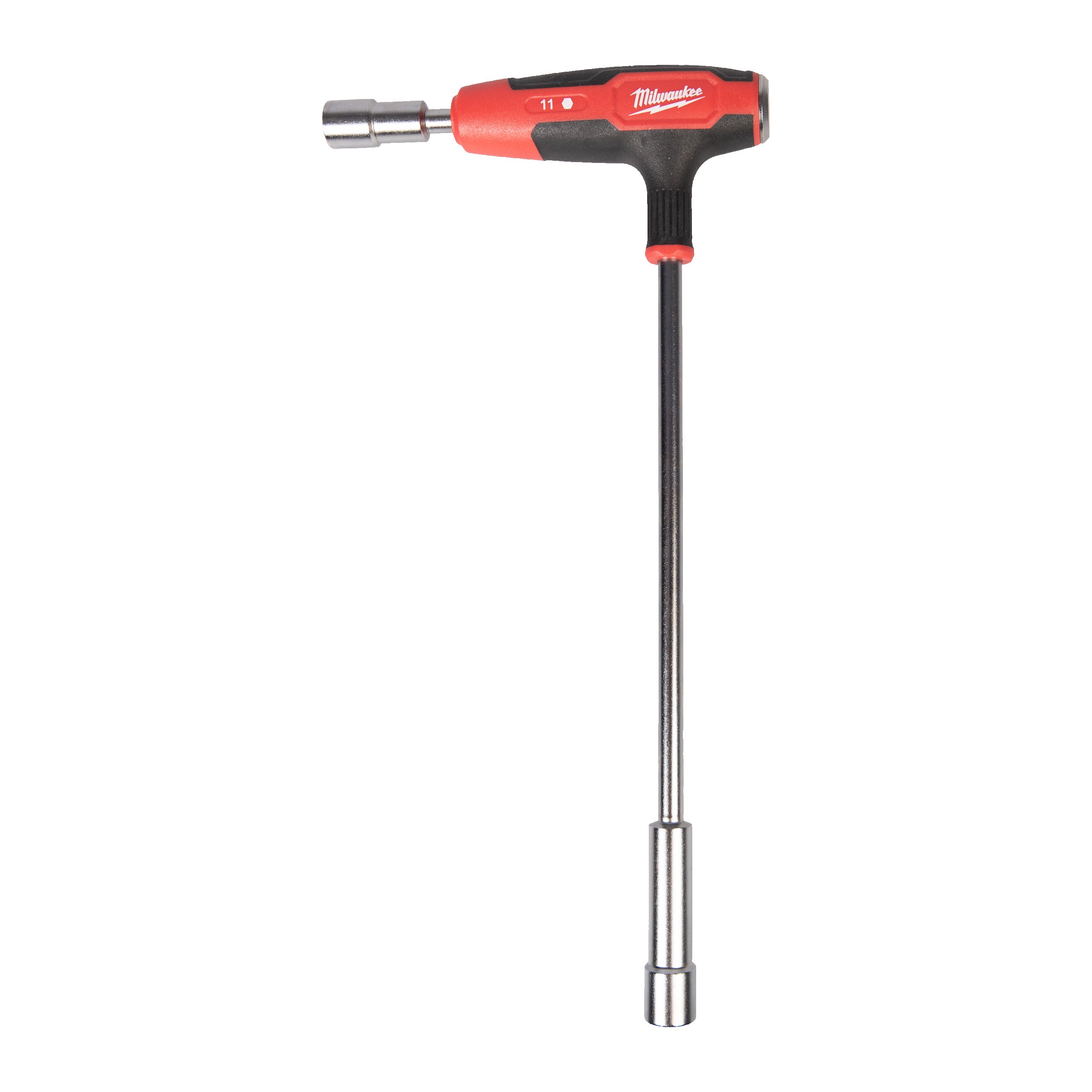 Șurubelniță Cheie tubulară cu mâner în T Milwaukee 11mm Nut driver with T-handle Grip, cod 4932498712