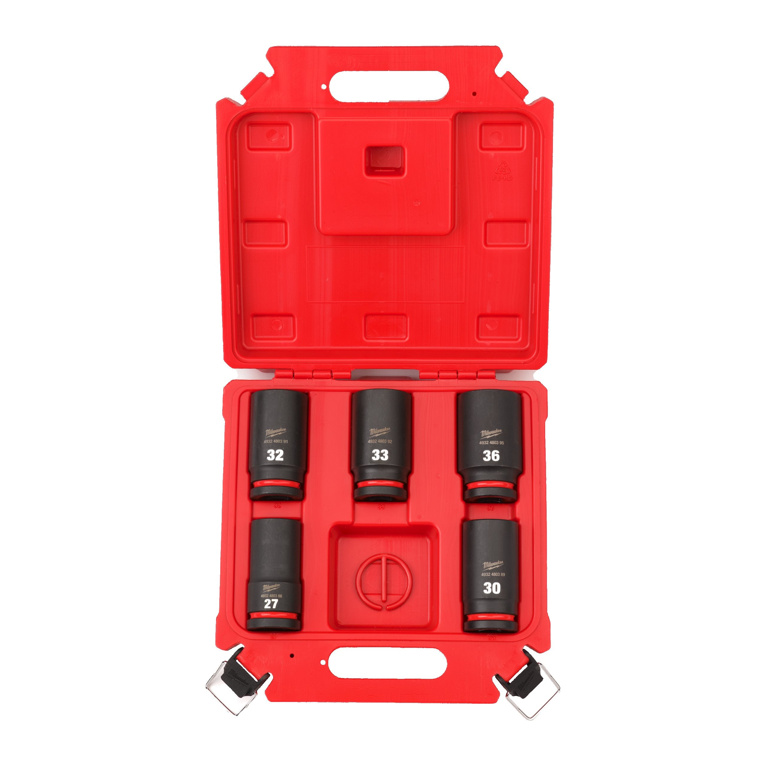 Set Milwaukee 5 chei tubulare de impact 3/4" lungi, cod 4932498750