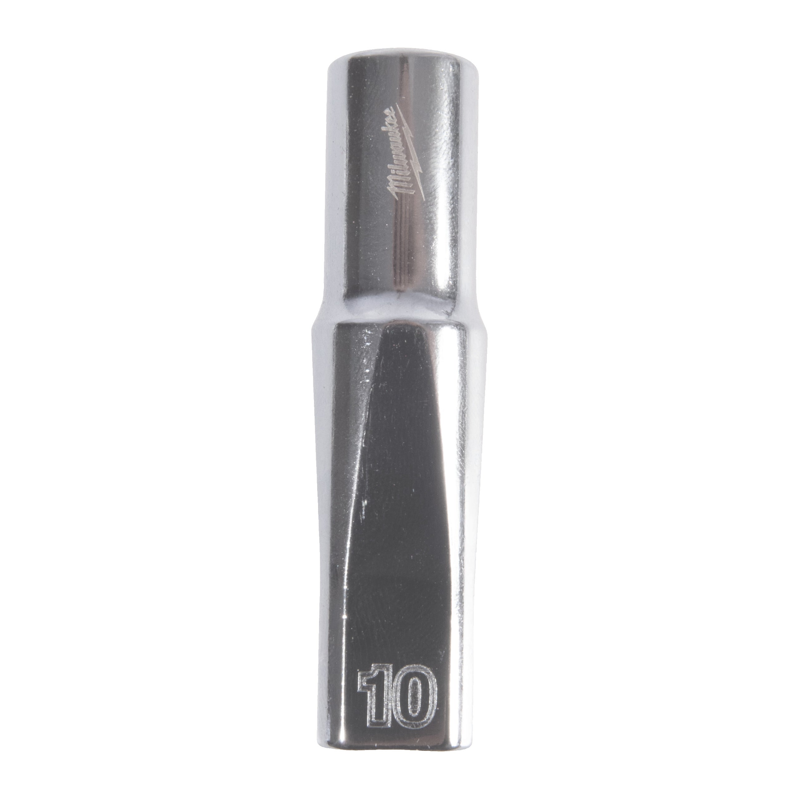 Cheie tubulară lungă ⅜″ metrică, 12 puncte Milwaukee 3/8'' Drive Metric Deep 12-Point Socket - 10mm, cod 4932498814