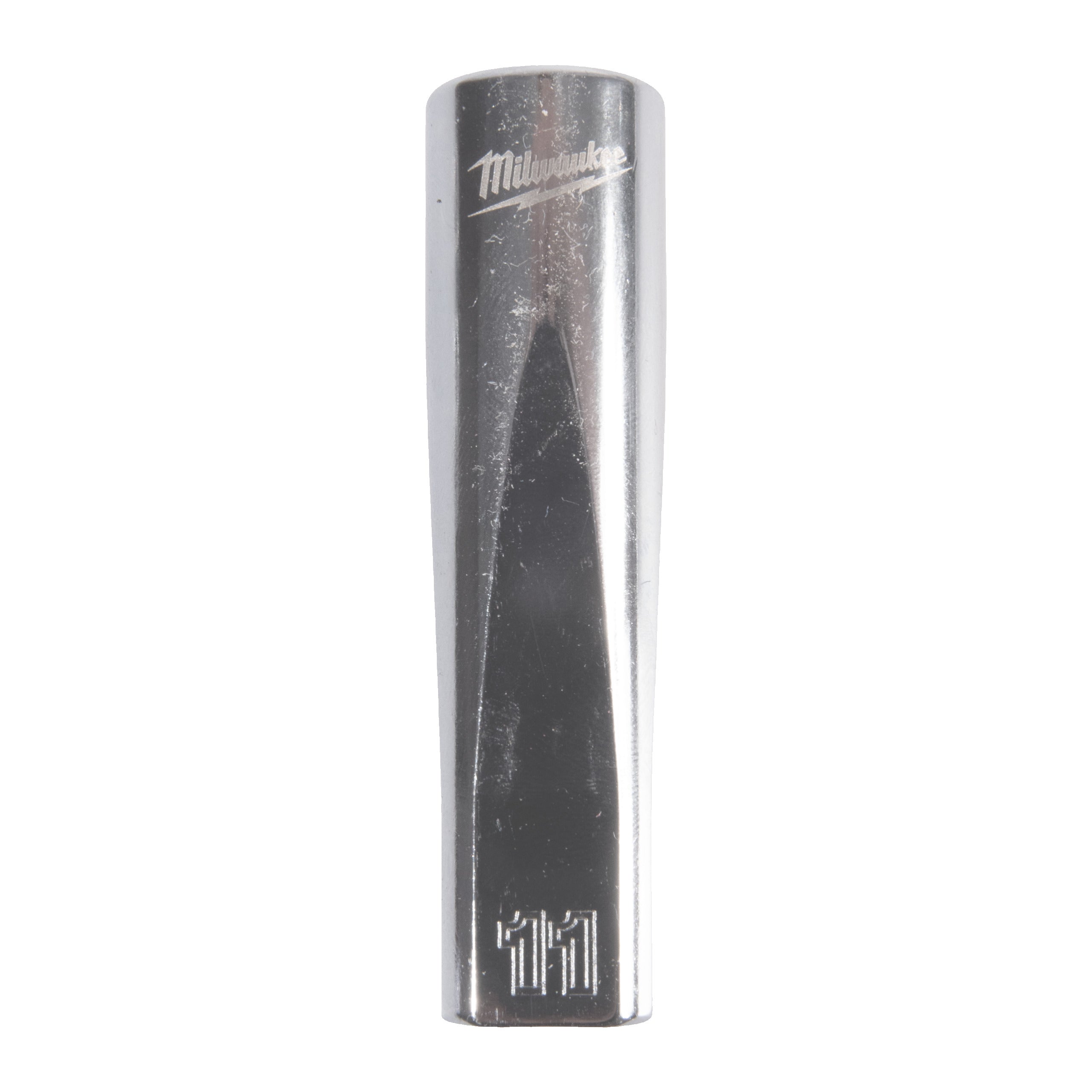 Cheie tubulară lungă ⅜″ metrică, 12 puncte Milwaukee 3/8'' Drive Metric Deep 12-Point Socket - 11mm, cod 4932498815