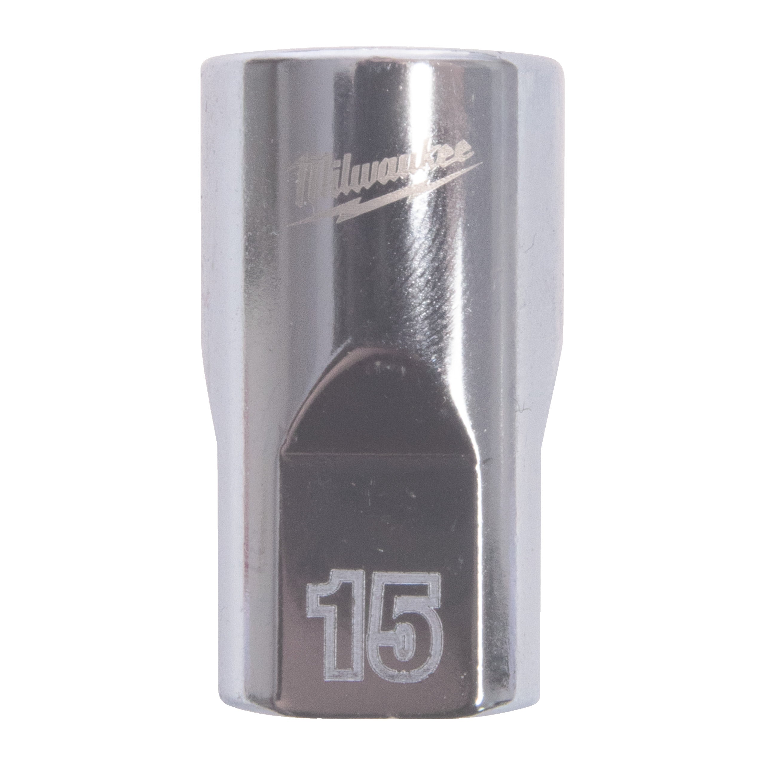 Cheie tubulară ½″ metrică, 12 puncte Milwaukee 1/2'' Drive Metric Standard 12-Point Socket - 15mm, cod 4932498825