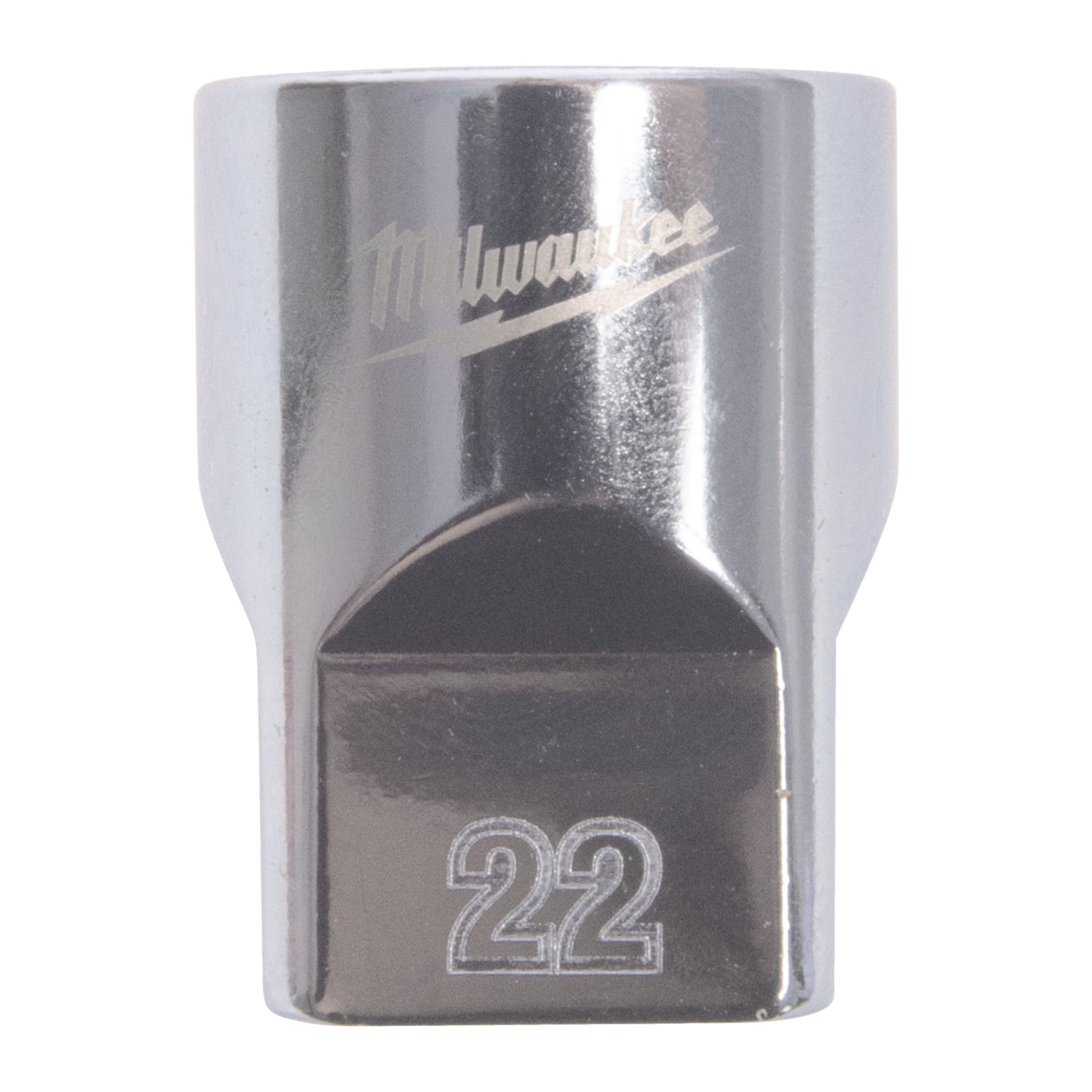 Cheie tubulară ½″ metrică, 12 puncte Milwaukee 1/2'' Drive Metric Standard 12-Point Socket - 22mm, cod 4932498832