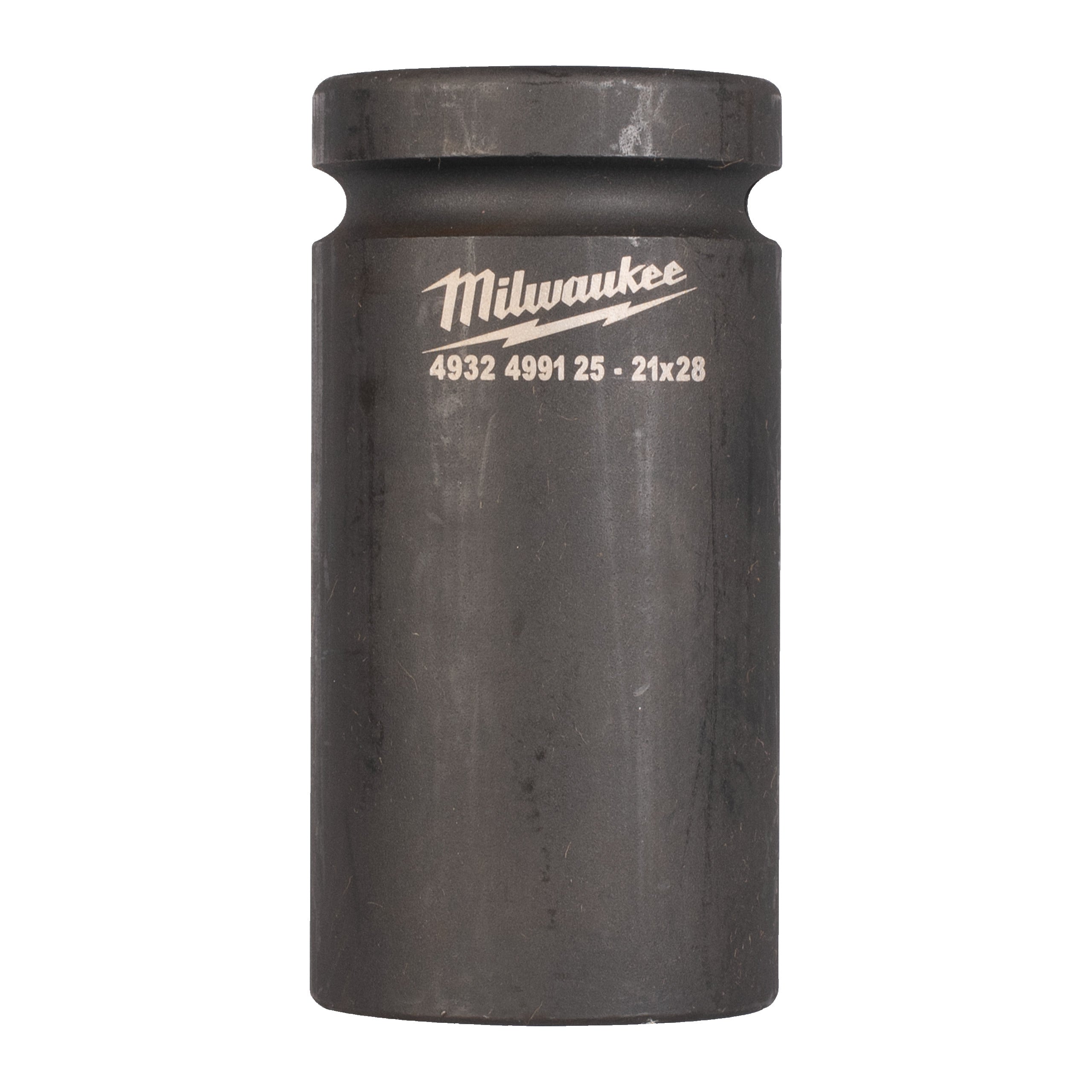 Cheie tubulară Shockwave Impact tirfon Milwaukee Rect. Socket ShW 1 in Deep 21 x 28 mm, cod 4932499125