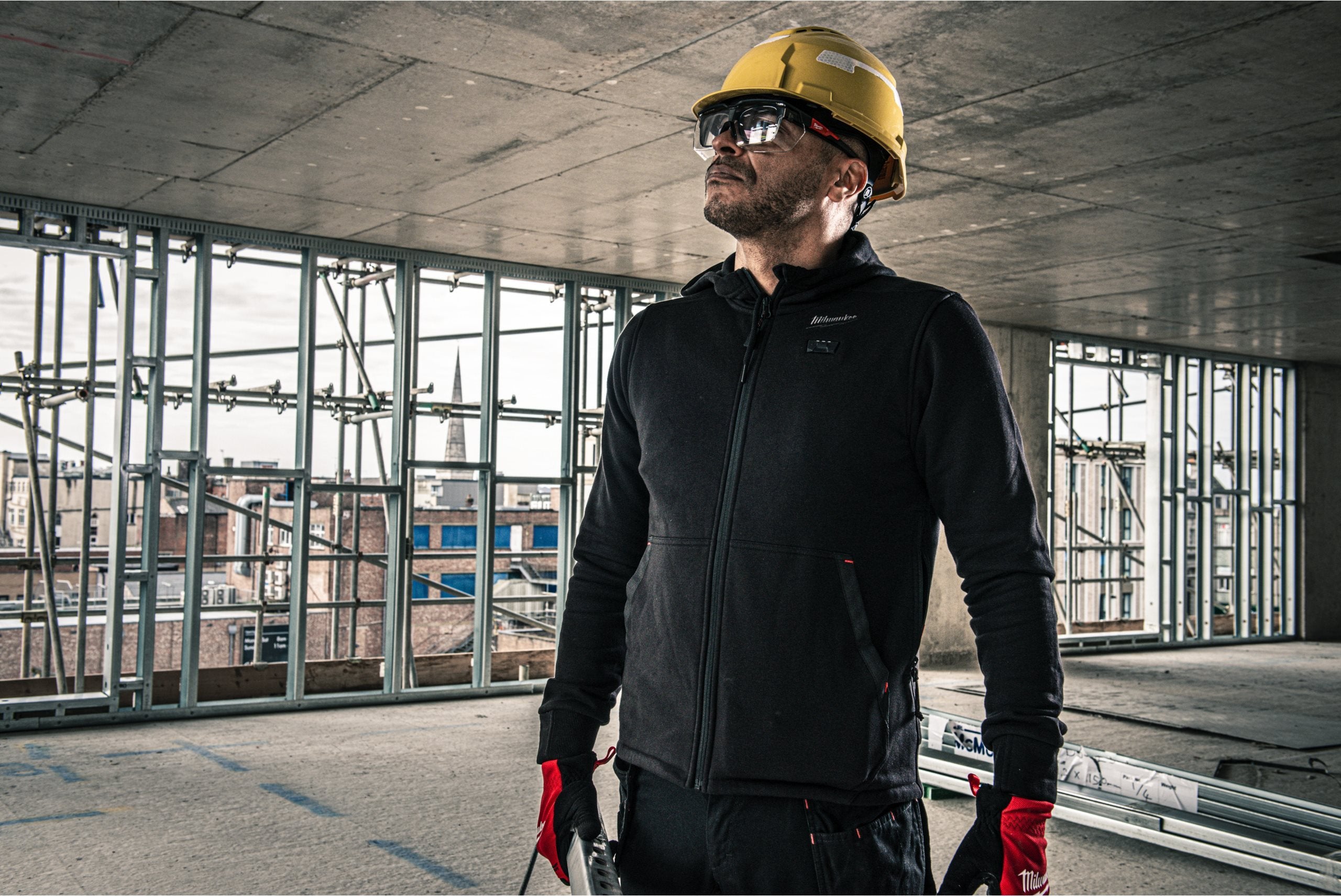 Hanorac încălzit Milwaukee M12 HHBL5-0, HEXON HEAT TECHNOLOGY™, negru